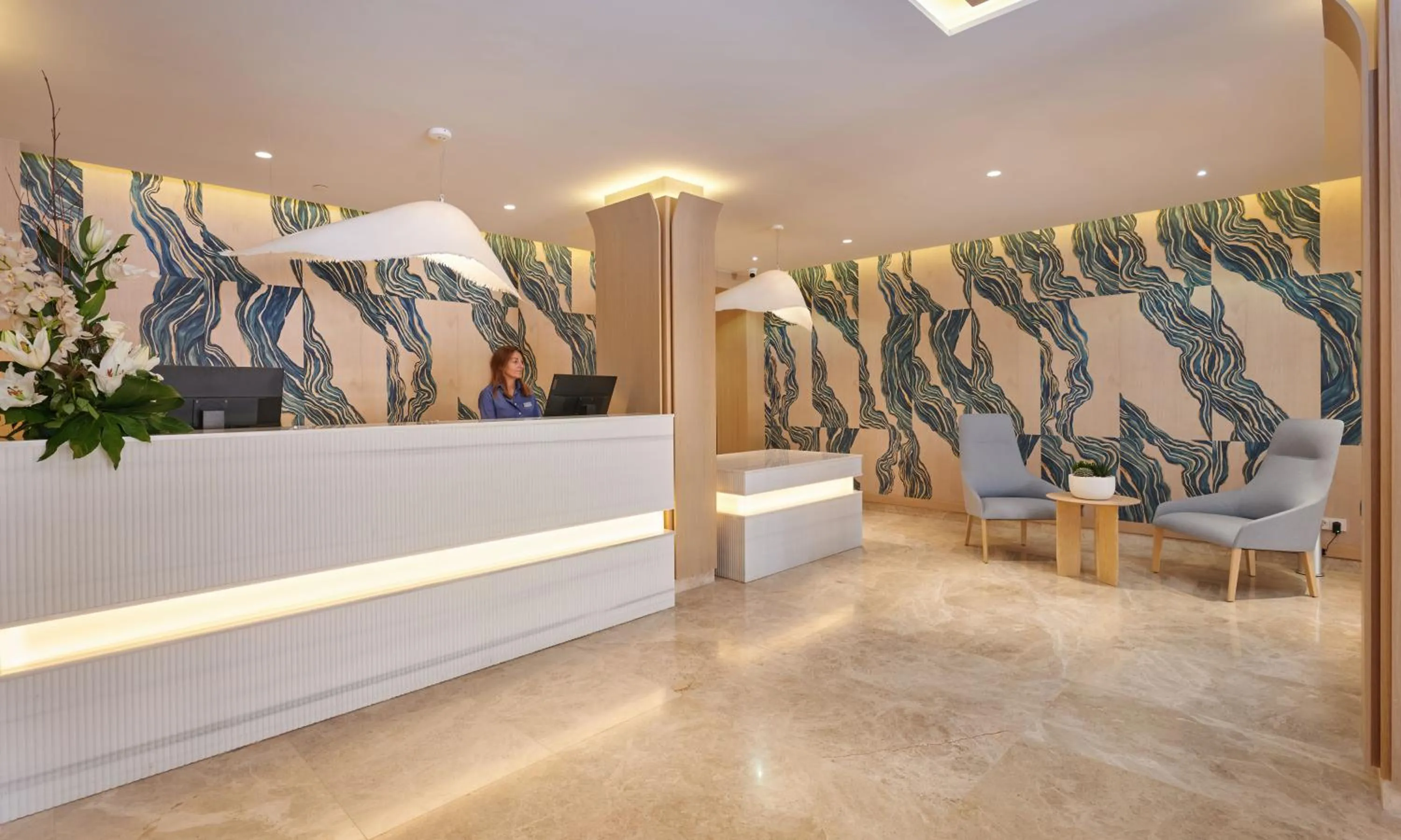 Lobby or reception in Hipotels Flamenco