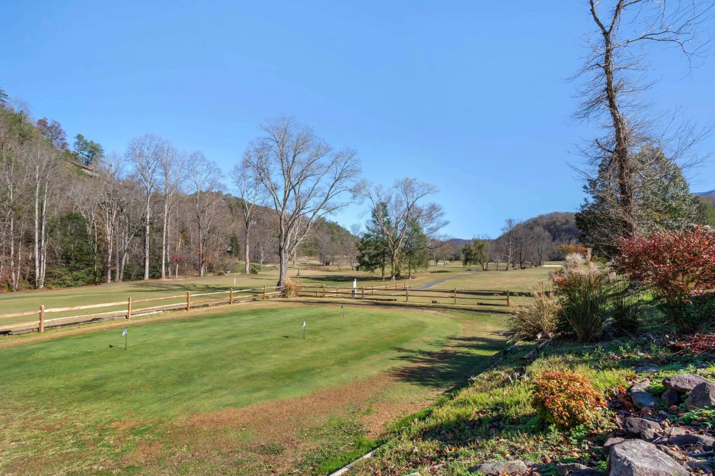Golfcourse in Hilton Vacation Club Bent Creek Golf Village Gatlinburg