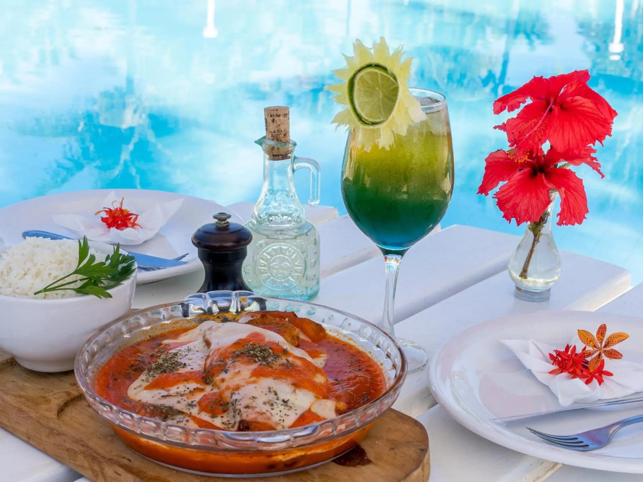 Food and drinks in Hotel Marina Porto Abrolhos