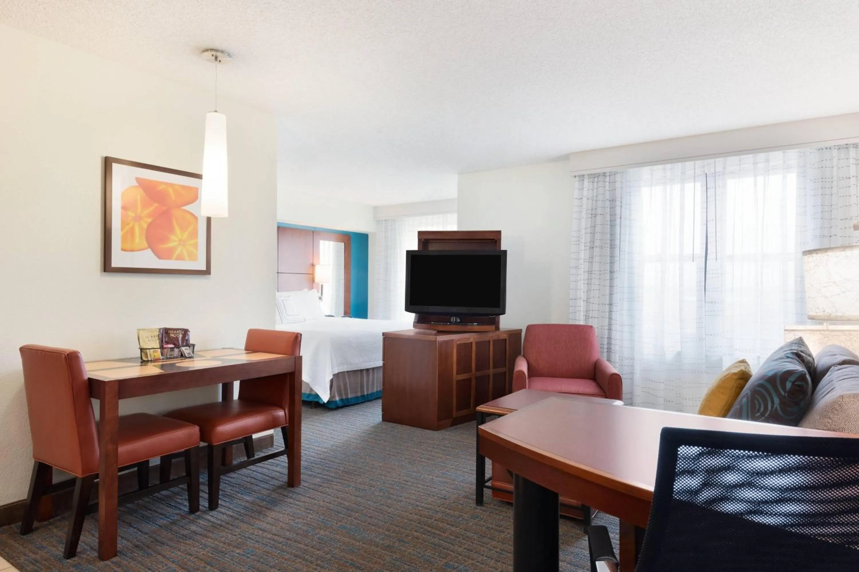 Living room in Residence Inn by Marriott Oklahoma City Downtown/Bricktown