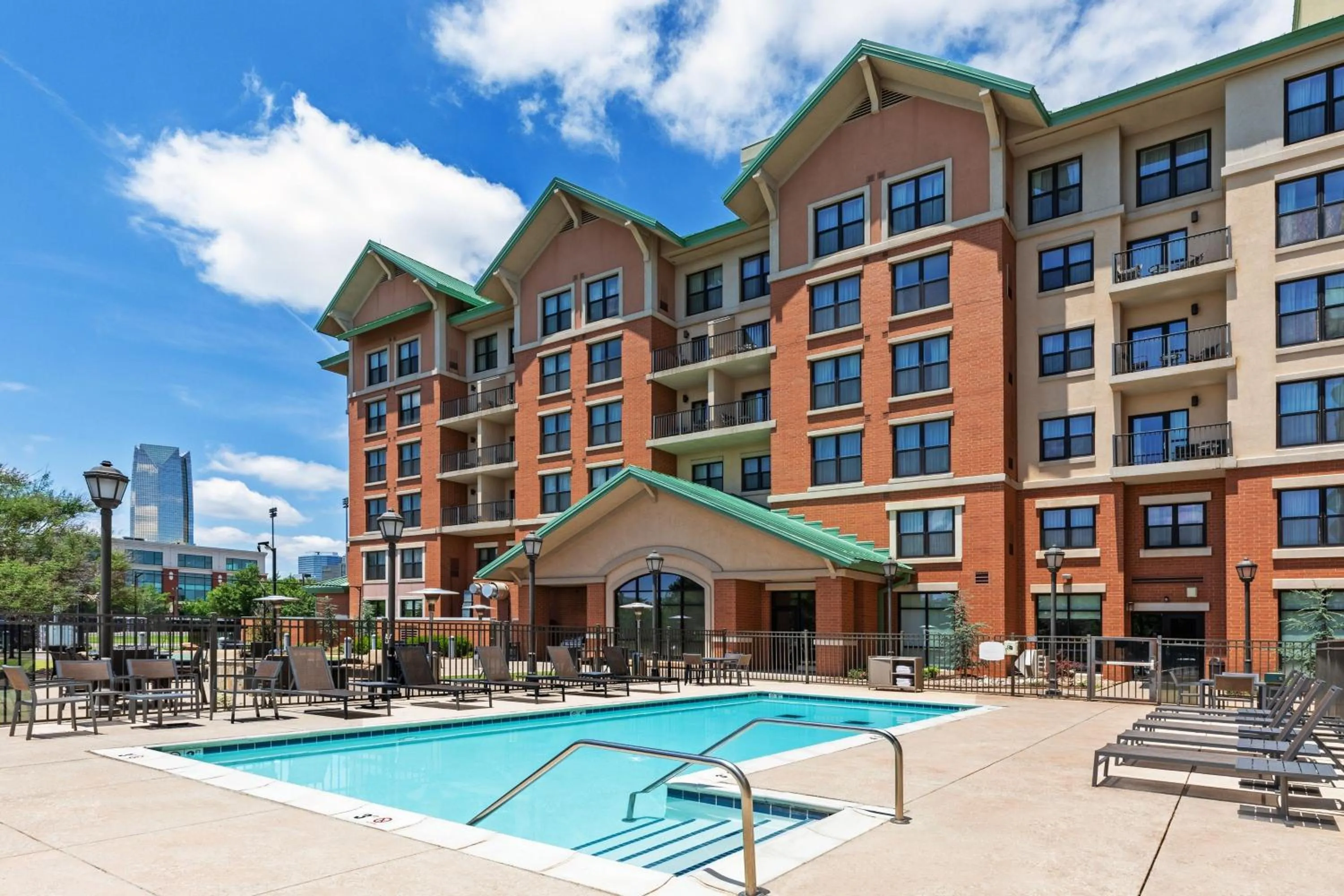 Swimming pool in Residence Inn by Marriott Oklahoma City Downtown/Bricktown