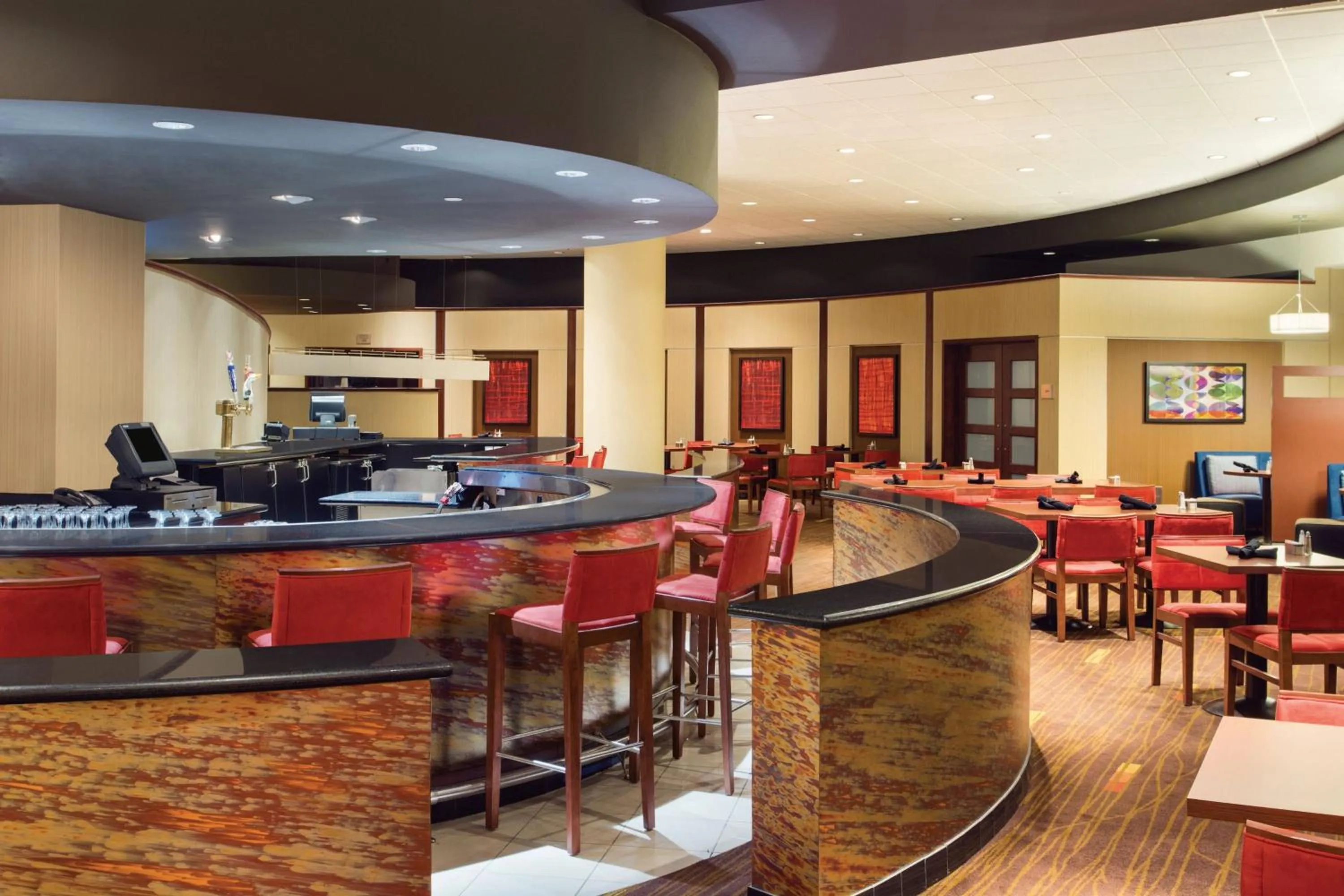 Lounge or bar in Courtyard by Marriott Oklahoma City Downtown