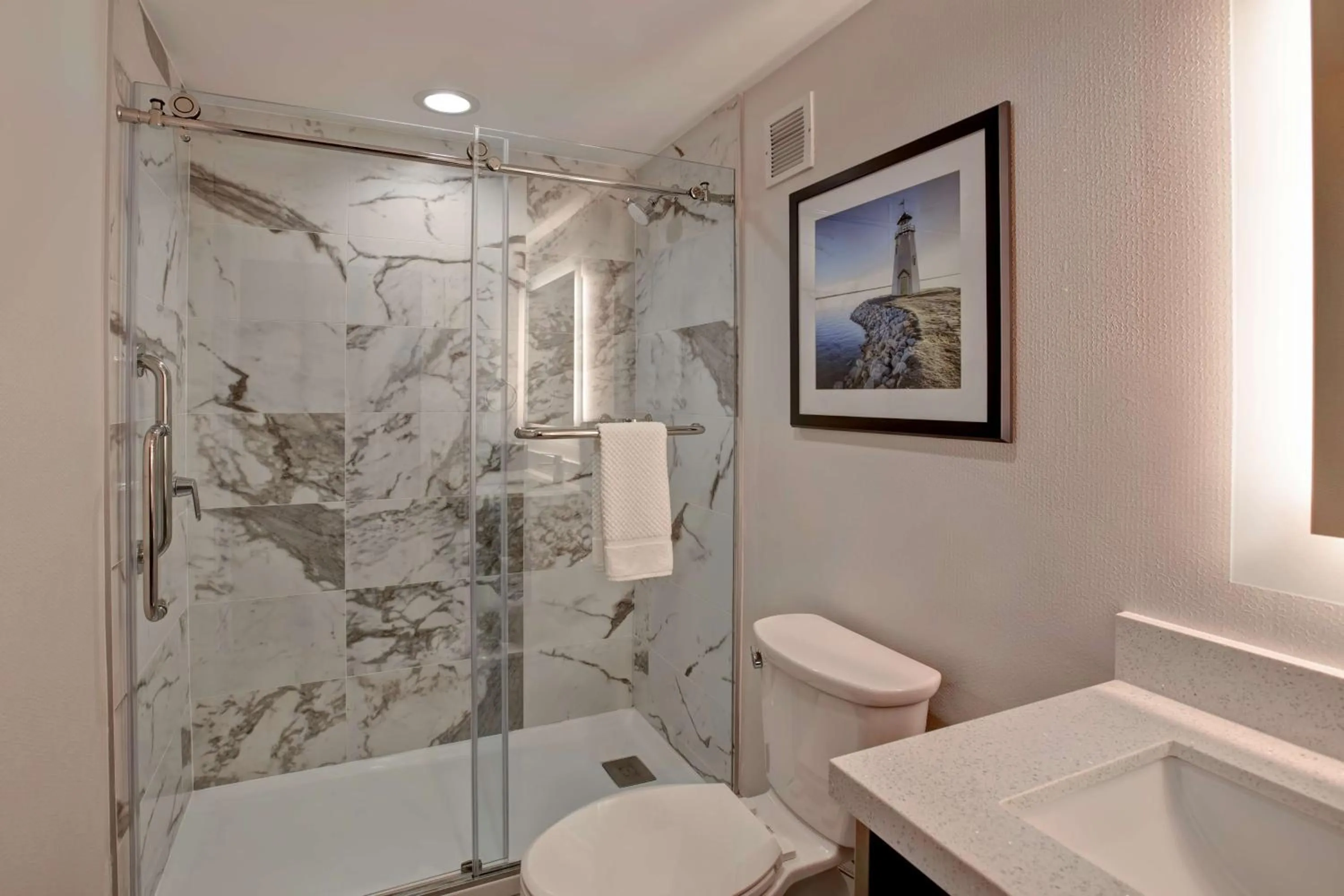 Shower in Embassy Suites By Hilton Oklahoma City Northwest