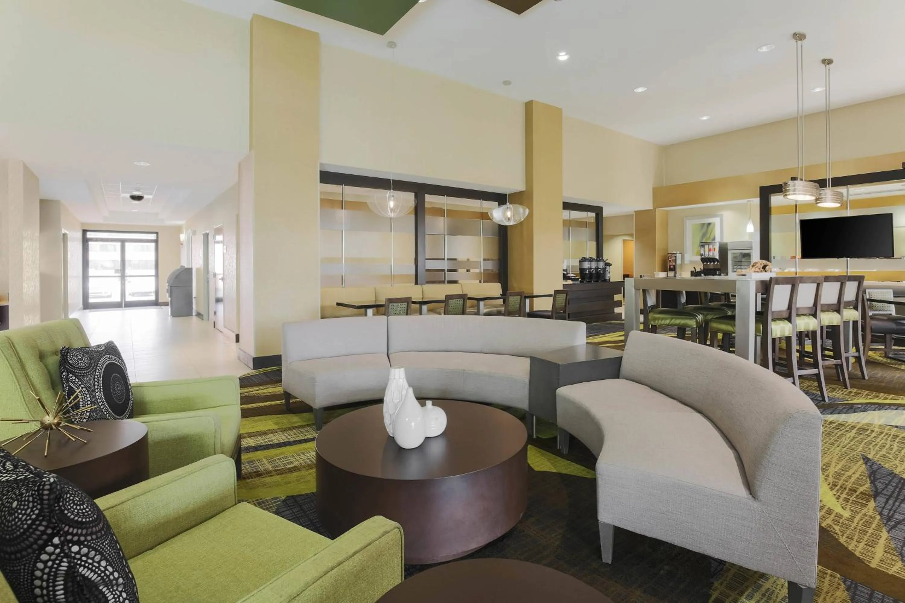 Lobby or reception in SpringHill Suites by Marriott Oklahoma City Quail Springs