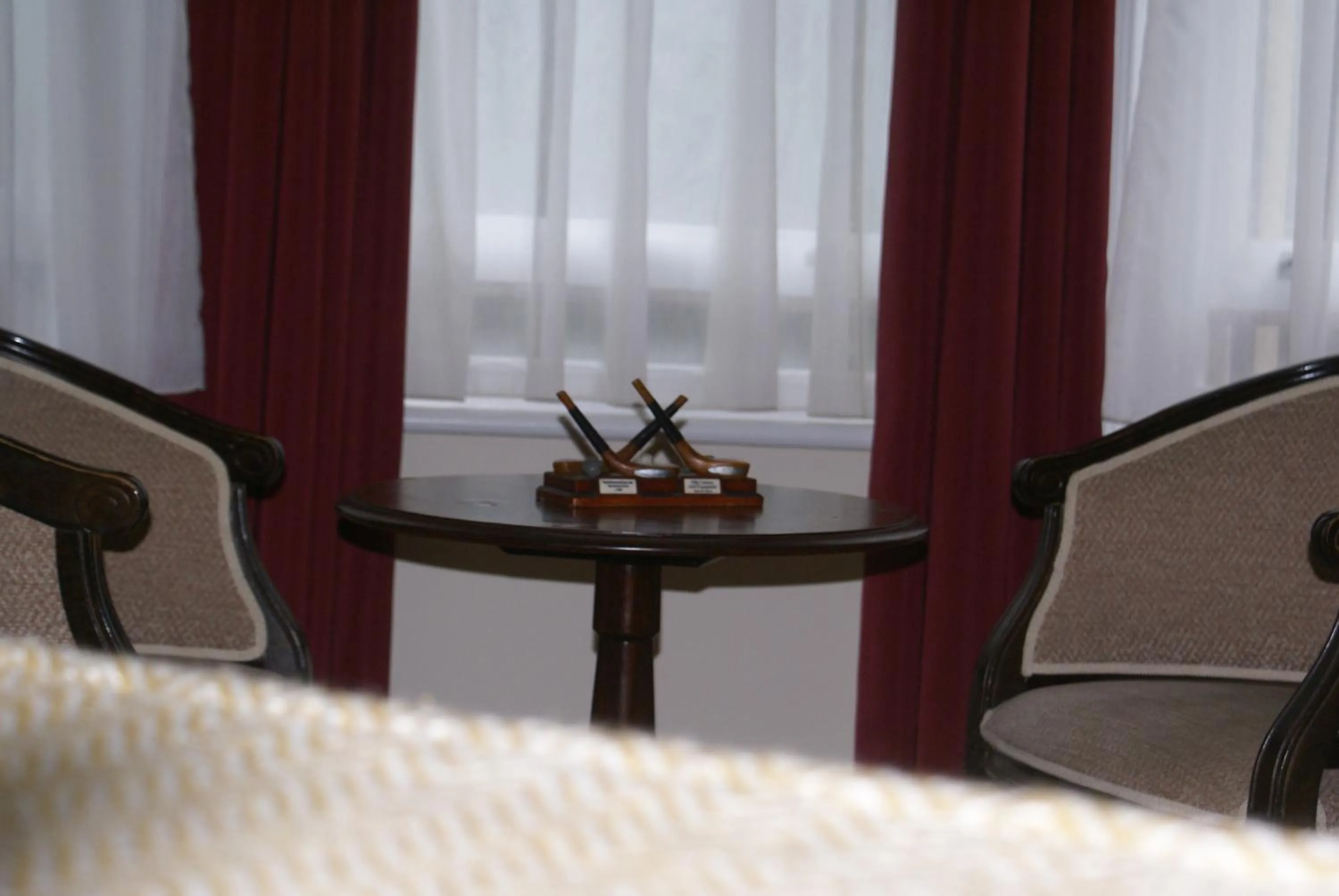 Seating area in Haley's Hotel