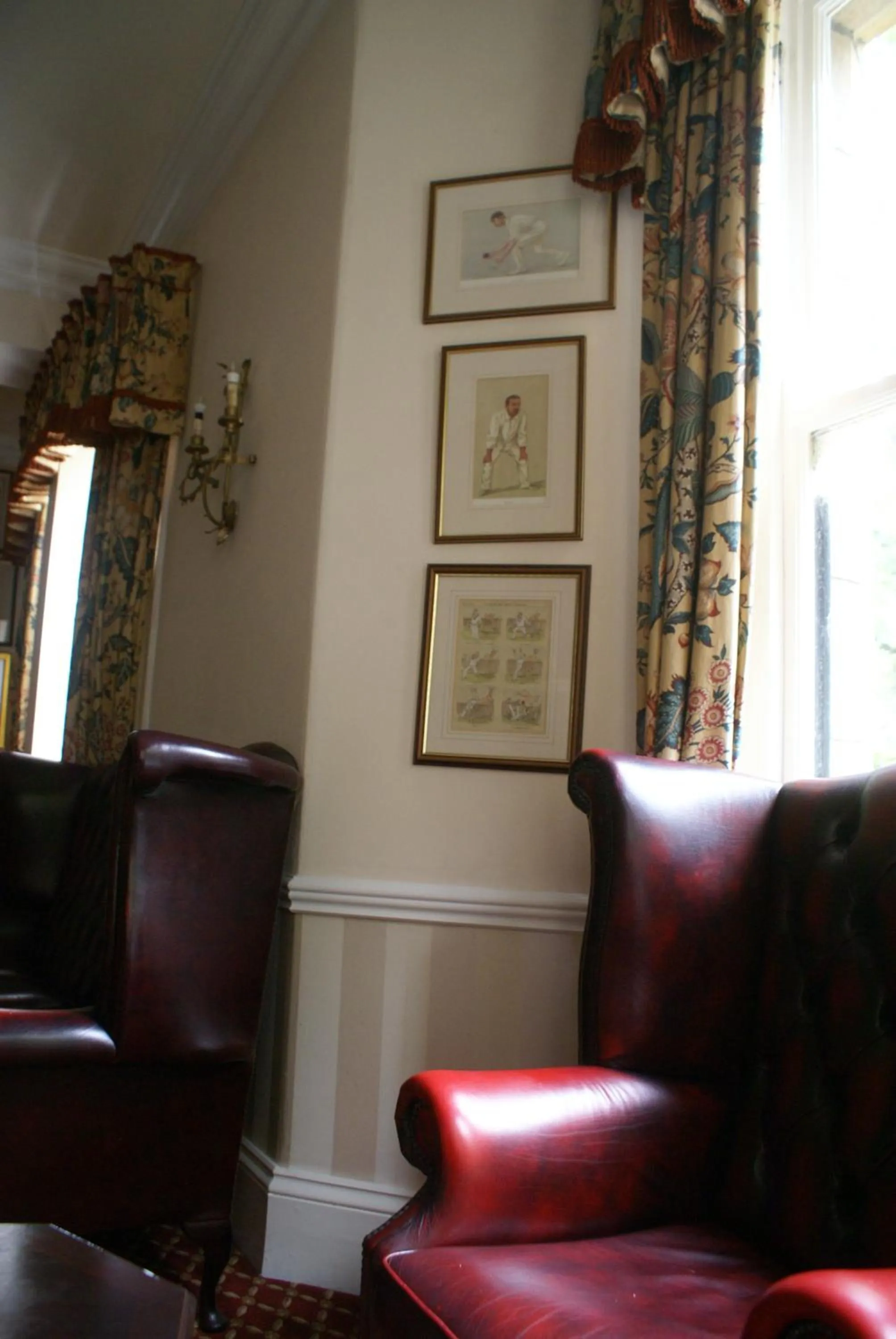 Seating area in Haley's Hotel