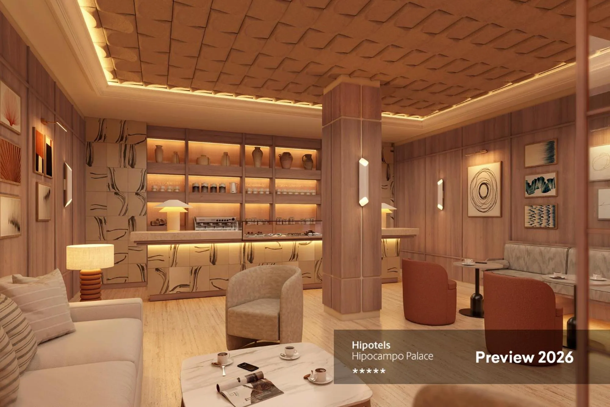 Lounge or bar in Hipotels Hipocampo Palace & Spa