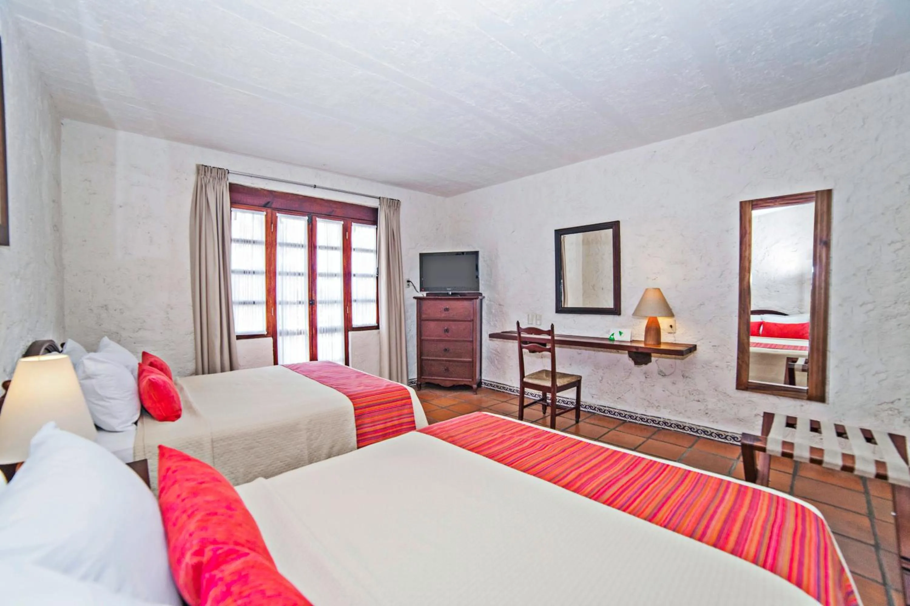 Bedroom, Bed in Villa Blanca Huatulco