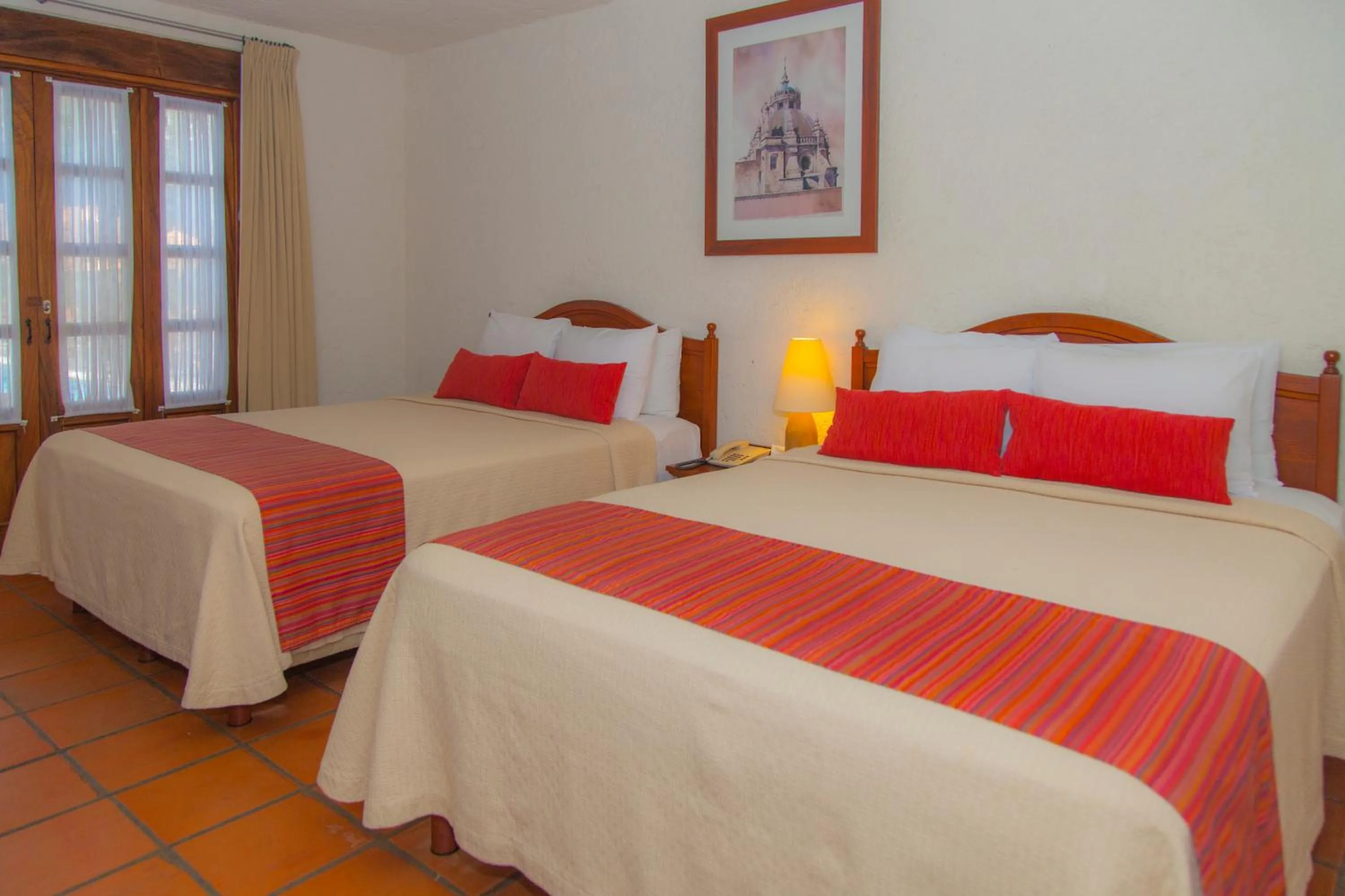 Photo of the whole room, Bed in Villa Blanca Huatulco