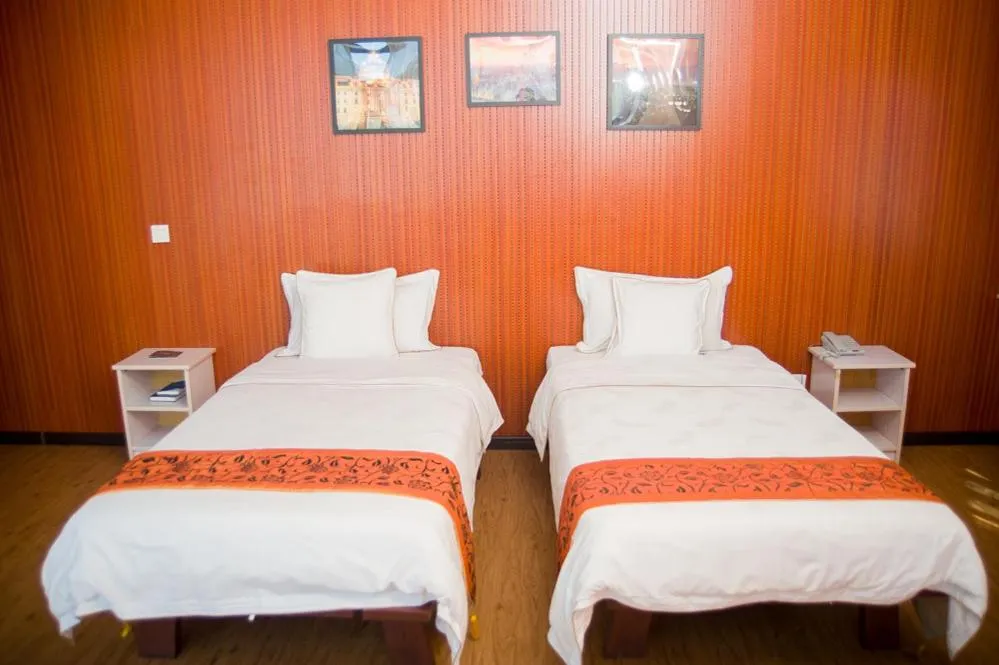 Bed in Hotel Cristal Madagascar