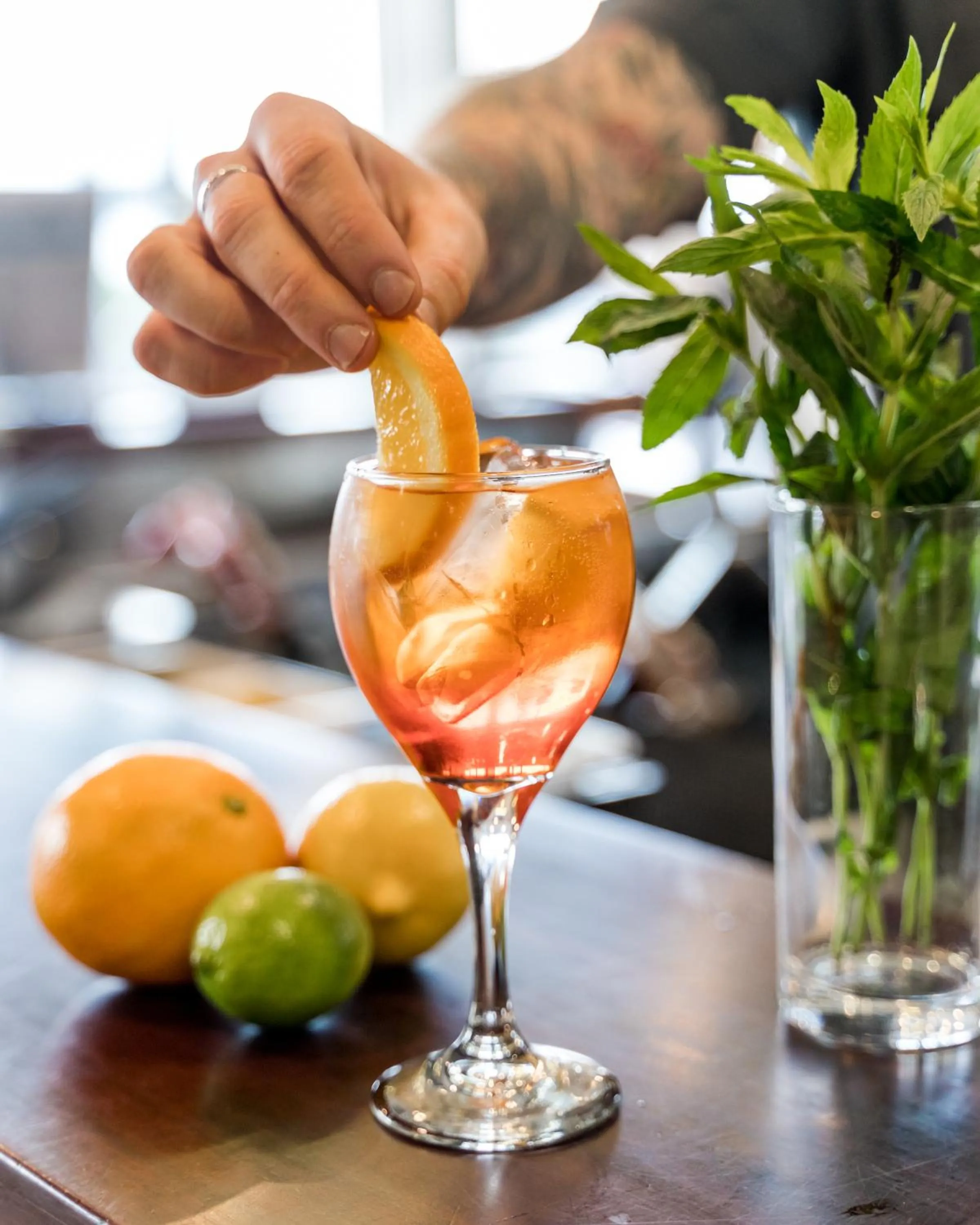 Food and drinks in Huskisson Hotel