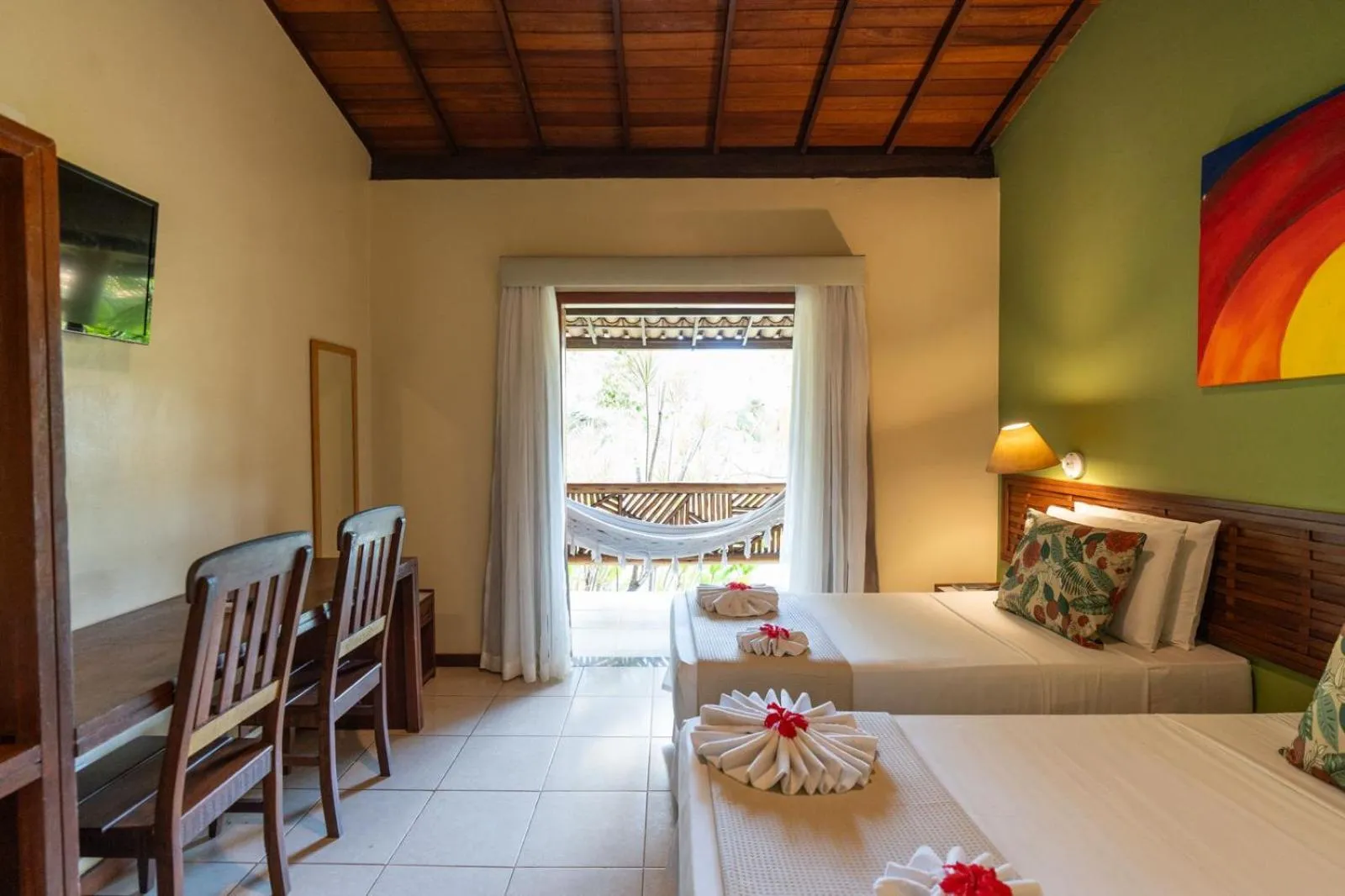 Bed in Pousada Pedra Torta