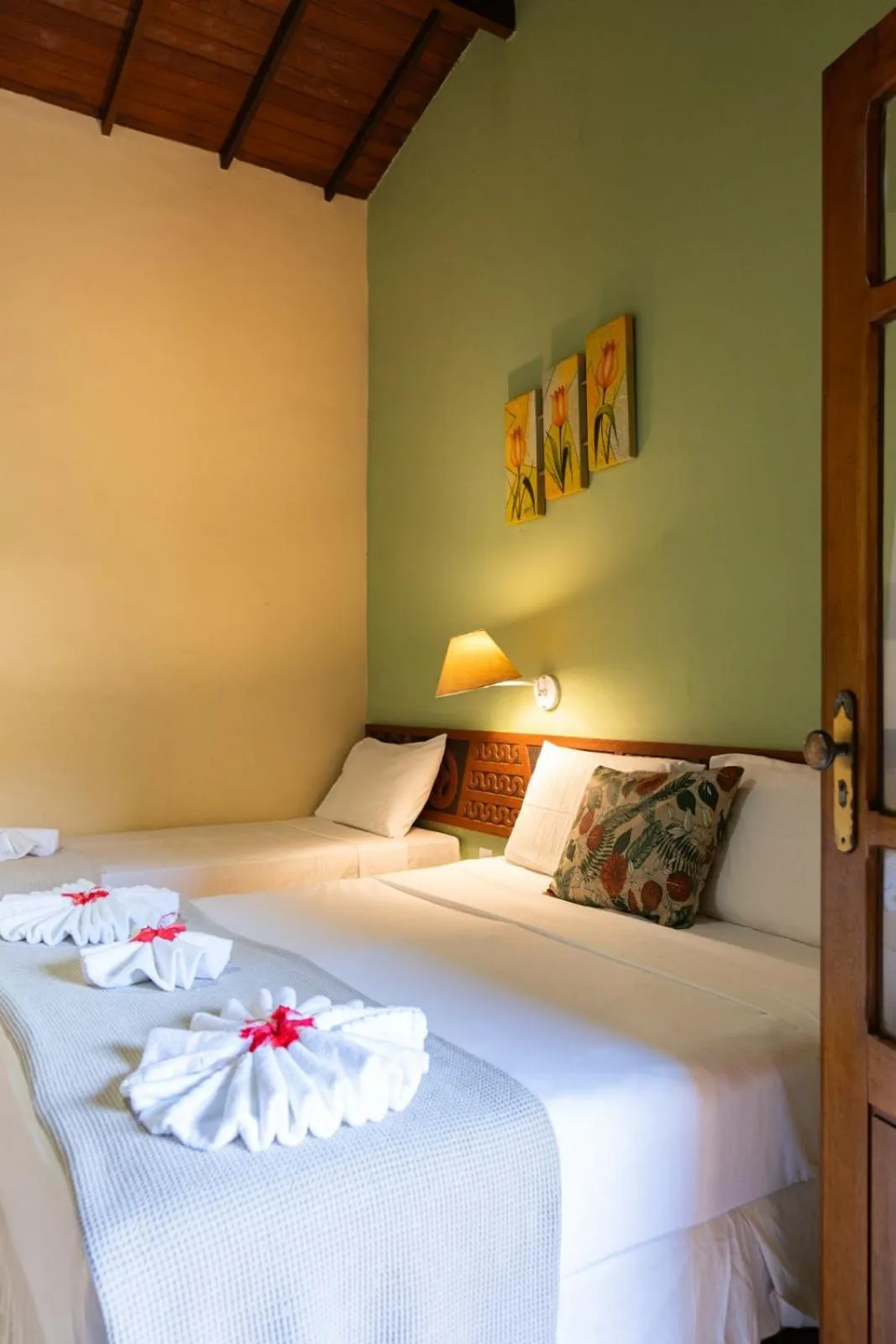 Bed in Pousada Pedra Torta