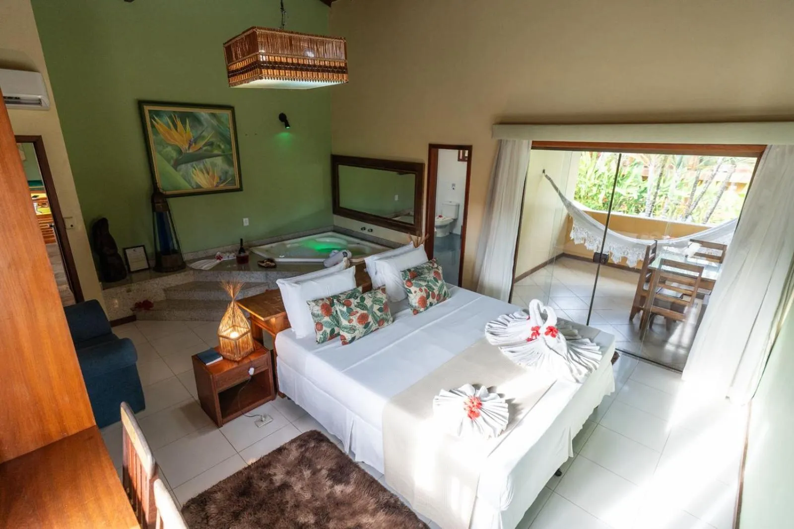 Bed in Pousada Pedra Torta