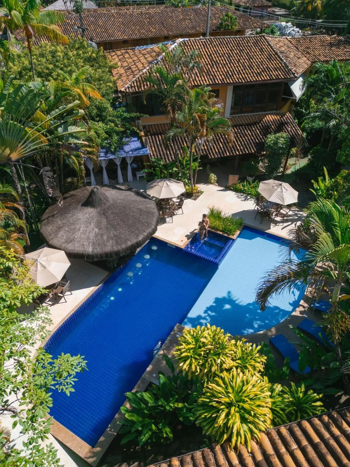 Swimming pool in Pousada Pedra Torta
