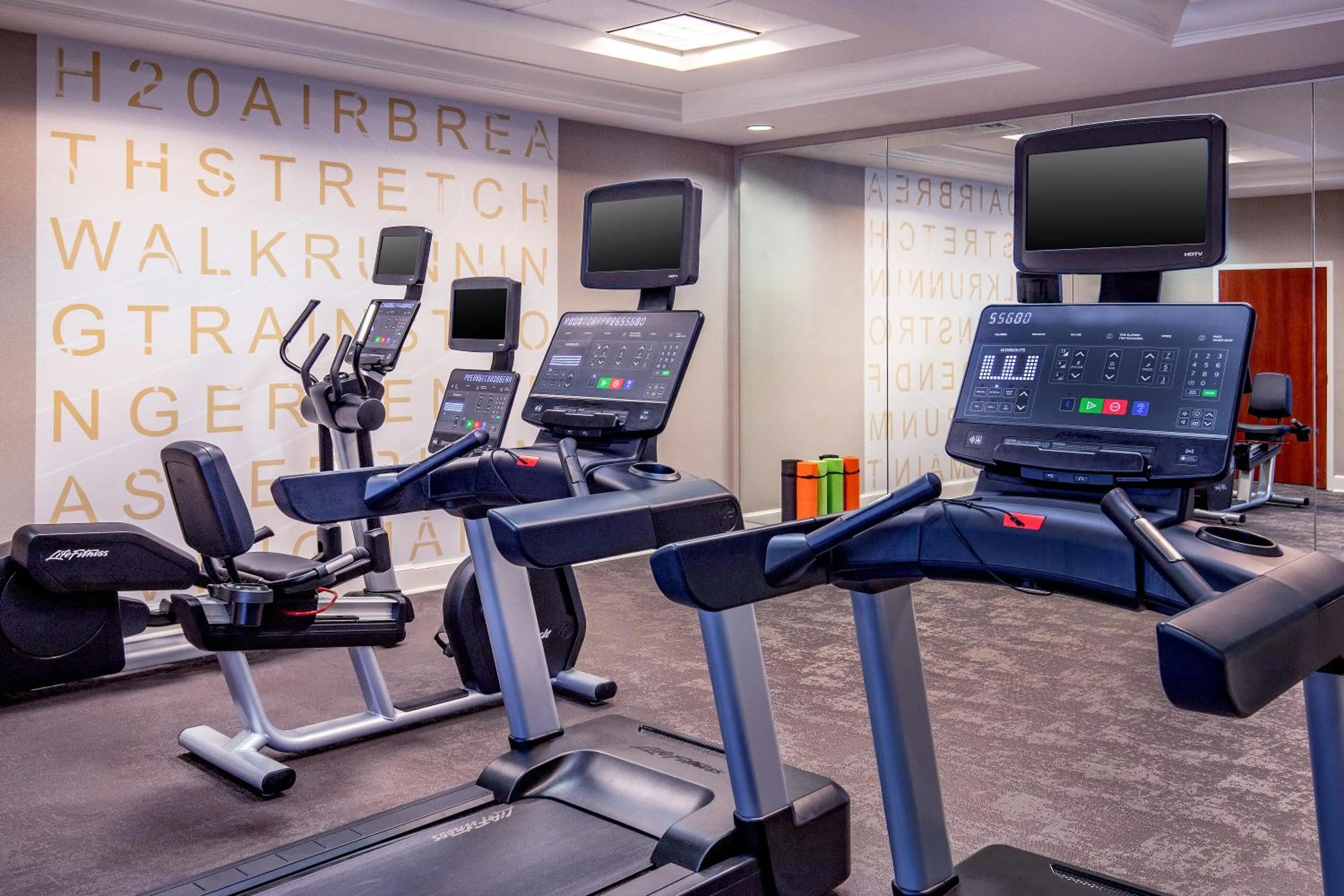 Fitness centre/facilities in Residence Inn by Marriott Chesapeake Greenbrier