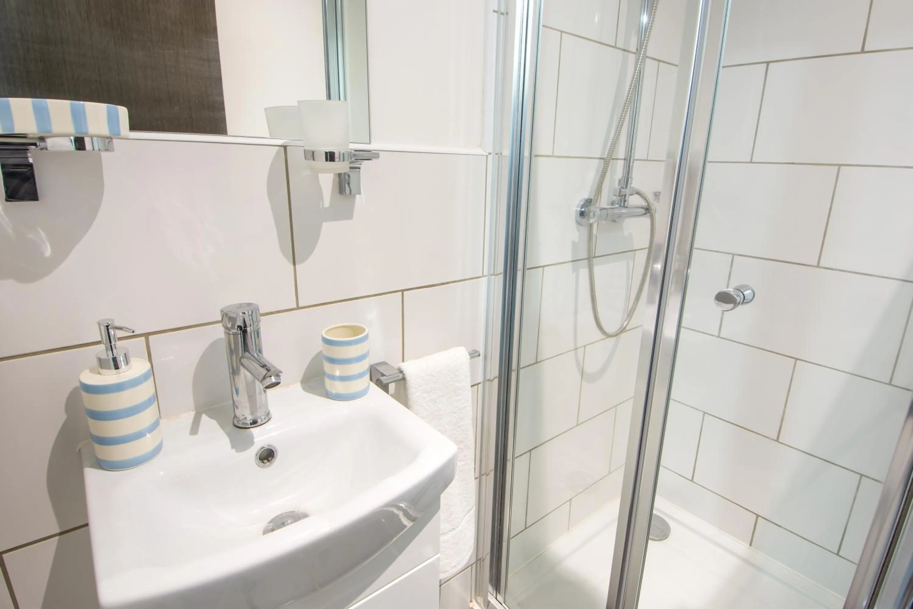 Shower in Abbey Hotel