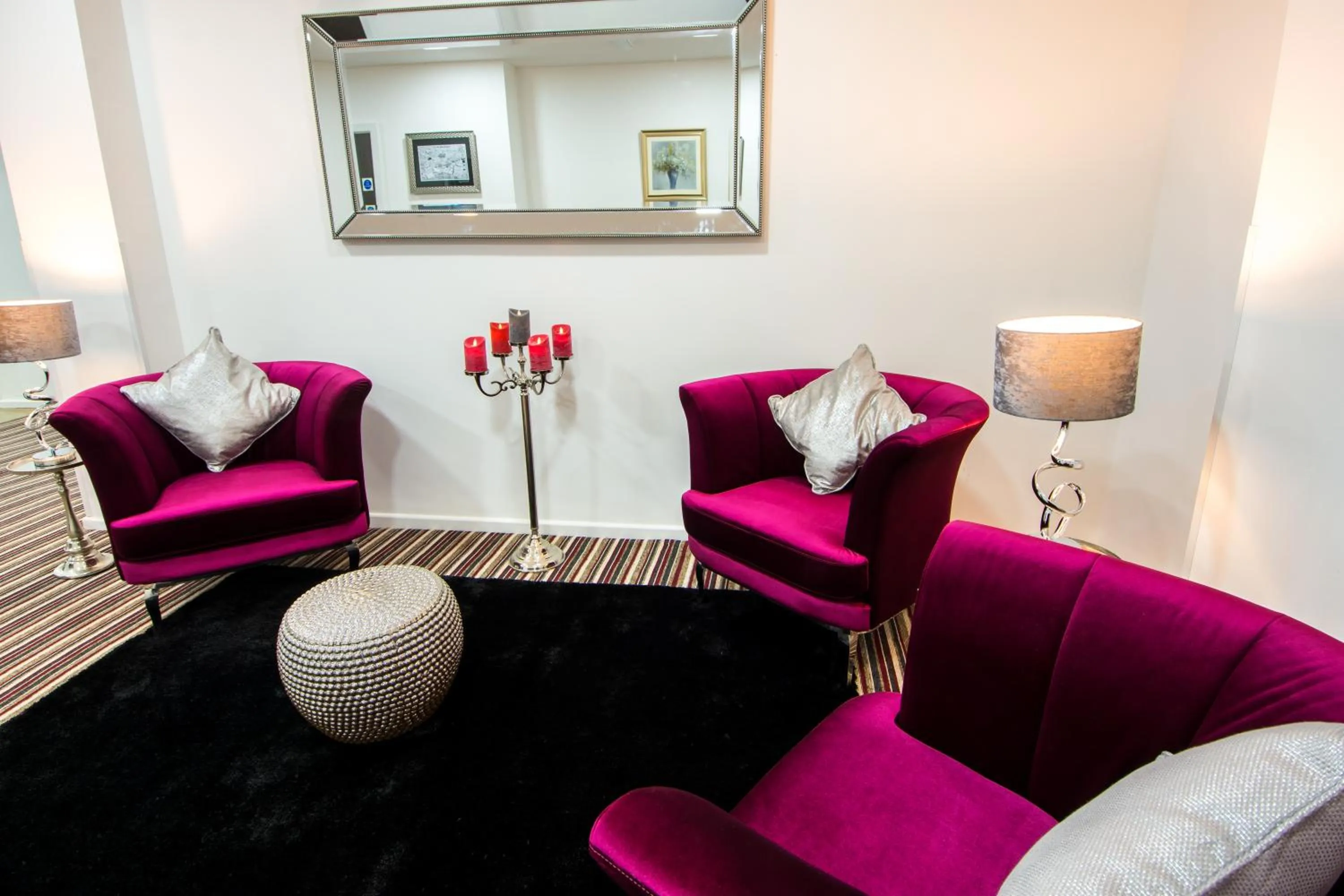 Seating area in Abbey Hotel