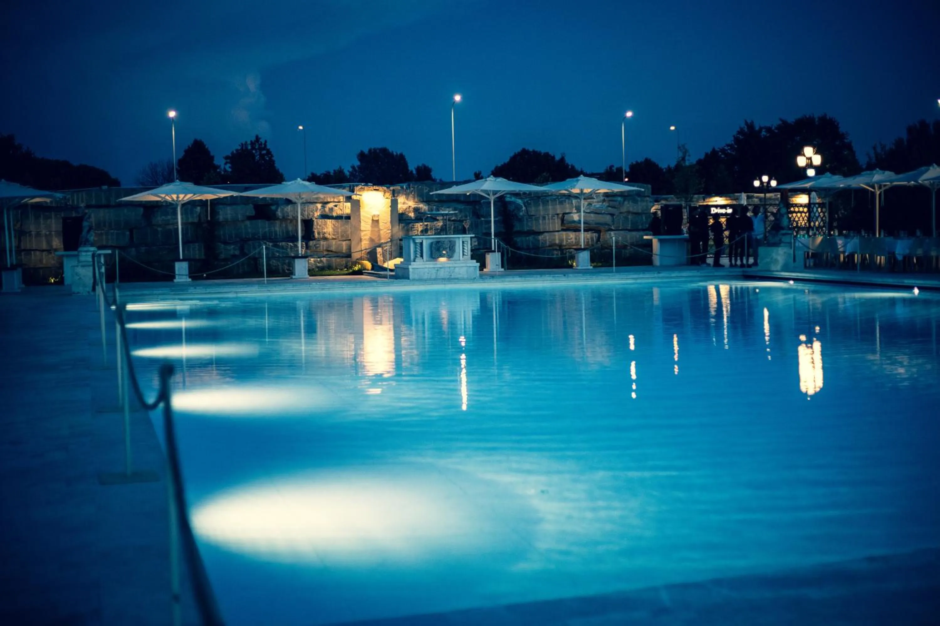 Pool view in Locanda di Casa Spadoni