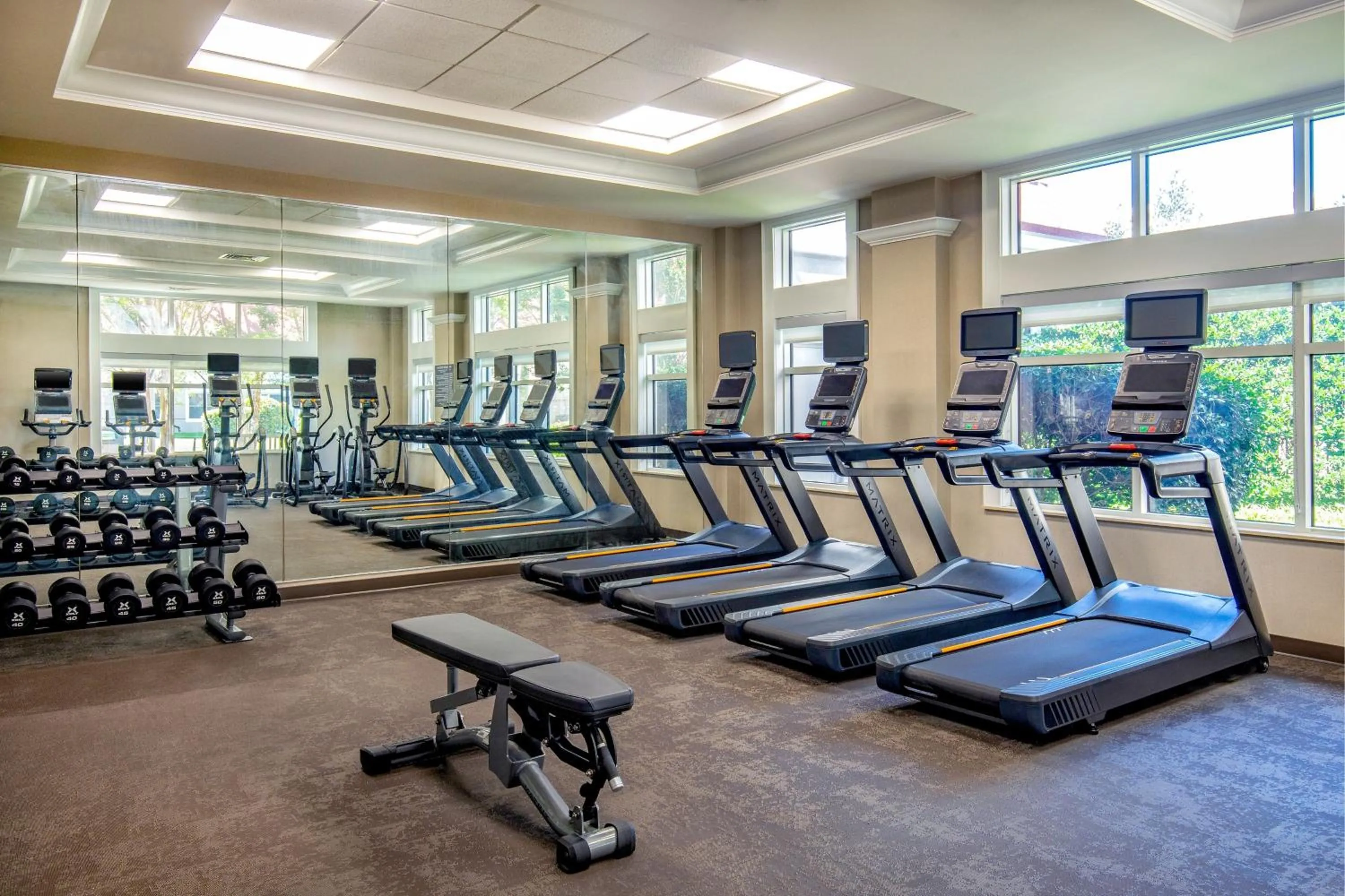 Fitness centre/facilities in Residence Inn by Marriott Norfolk Airport