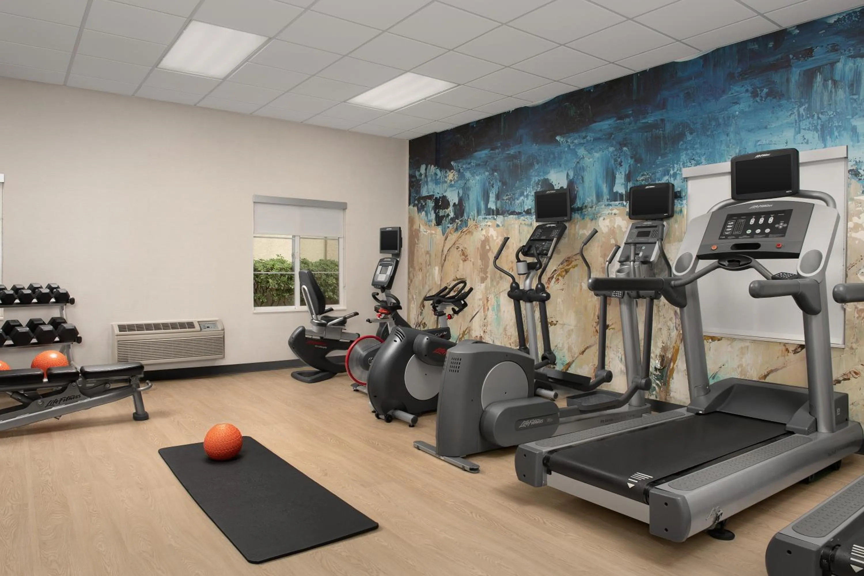 Fitness centre/facilities in Residence Inn Palo Alto Los Altos