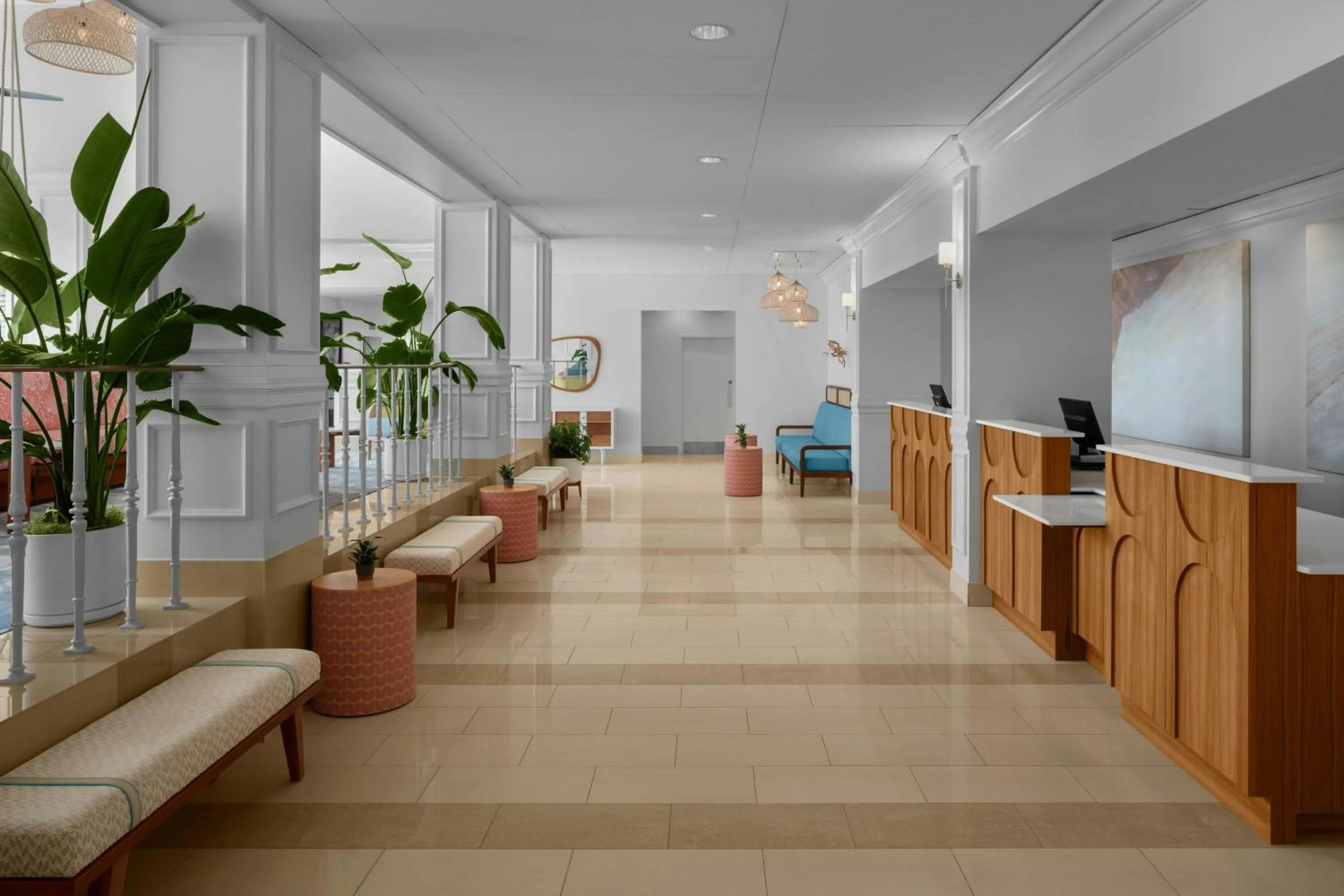 Lobby or reception in Marriott Hutchinson Island Resort & Beach Villas, Golf & Marina