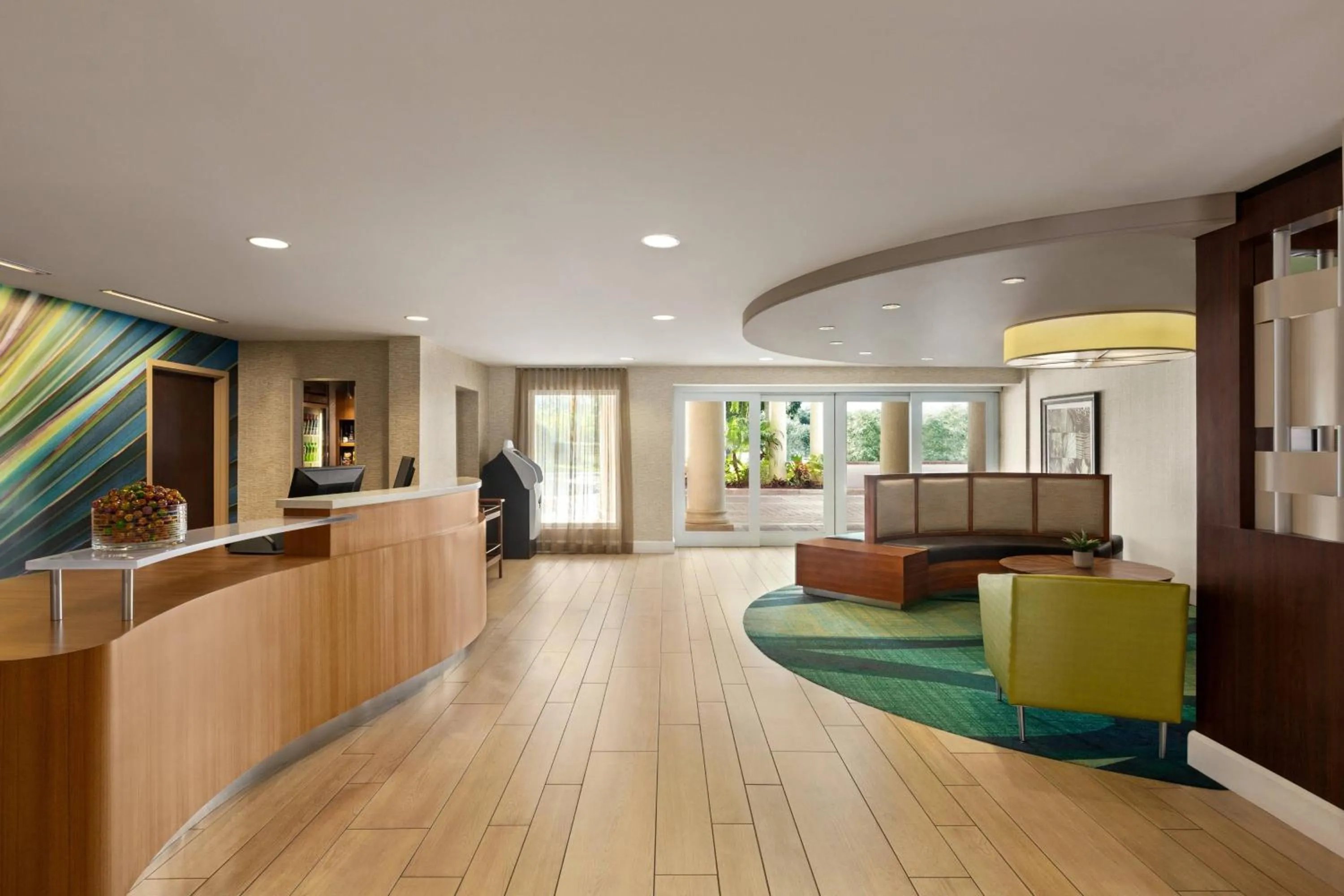 Lobby or reception in SpringHill Suites Boca Raton
