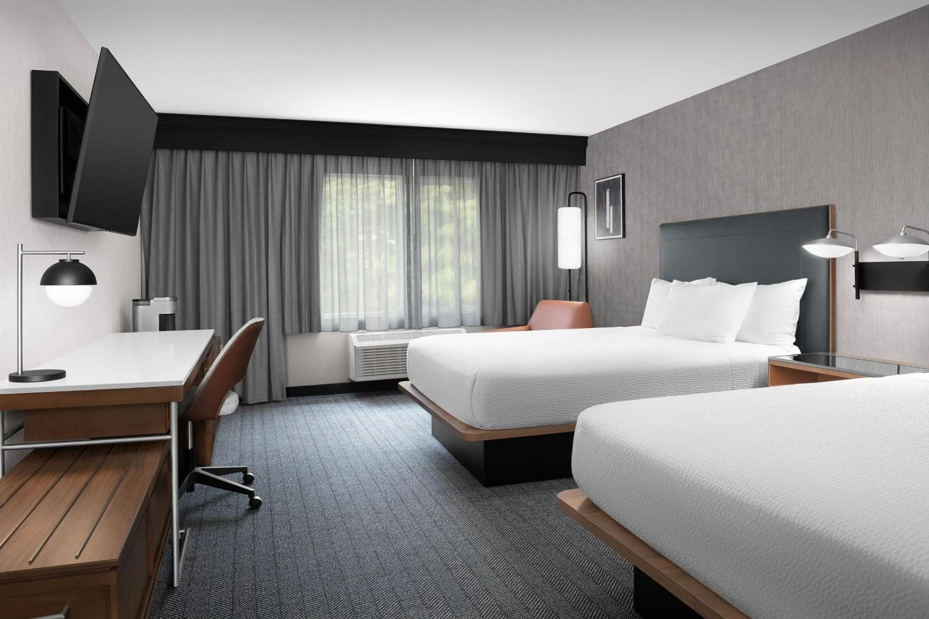 Photo of the whole room, Bed in Courtyard by Marriott Portland Tigard