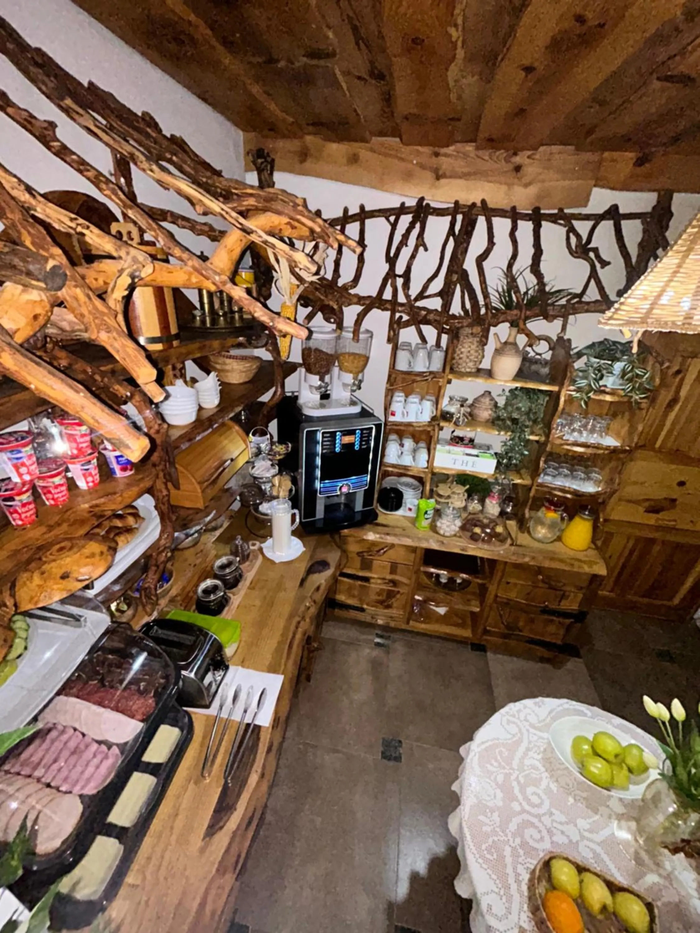 Breakfast in Rustic Lodge Plitvice