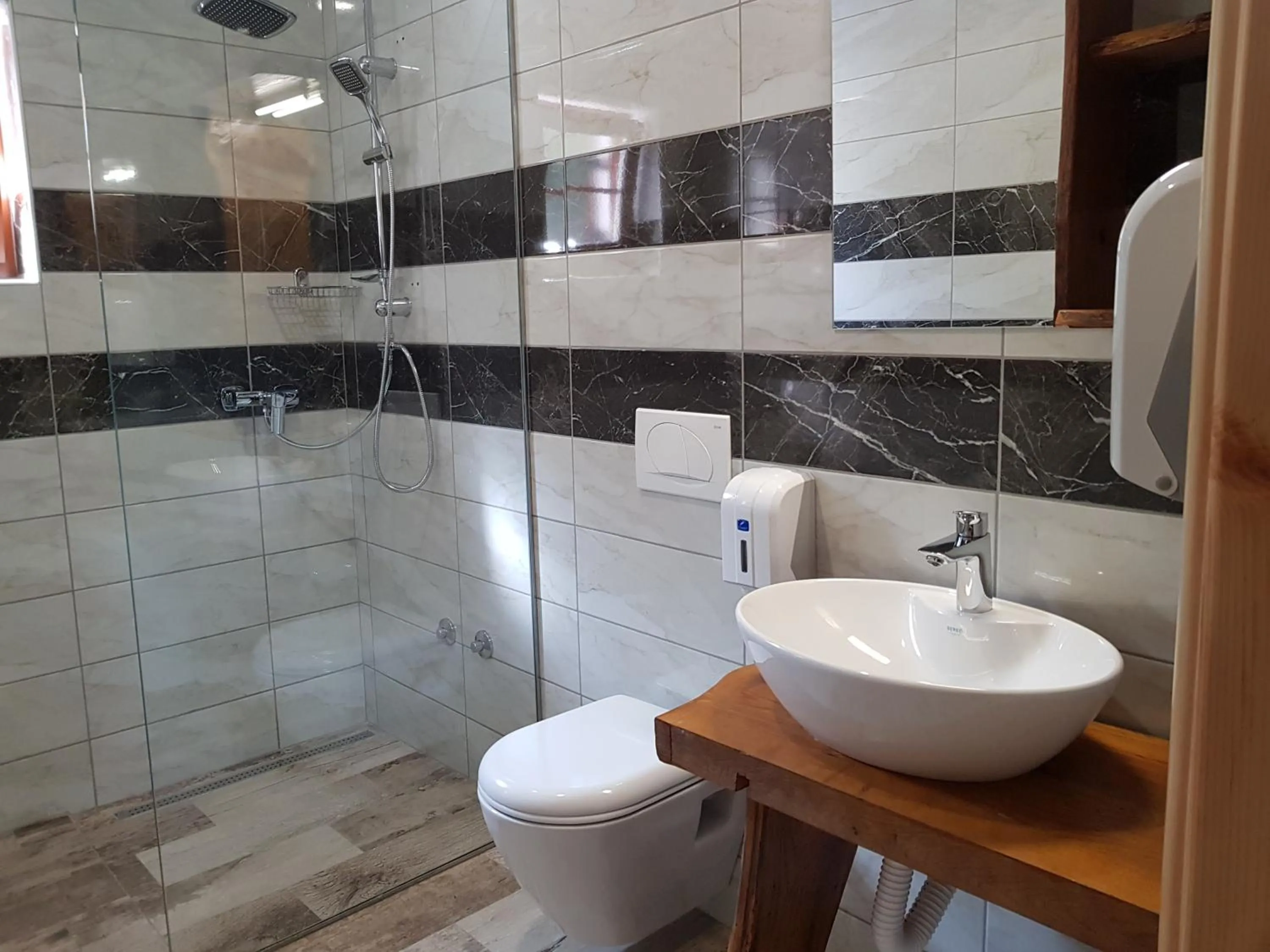 Bathroom in Rustic Lodge Plitvice