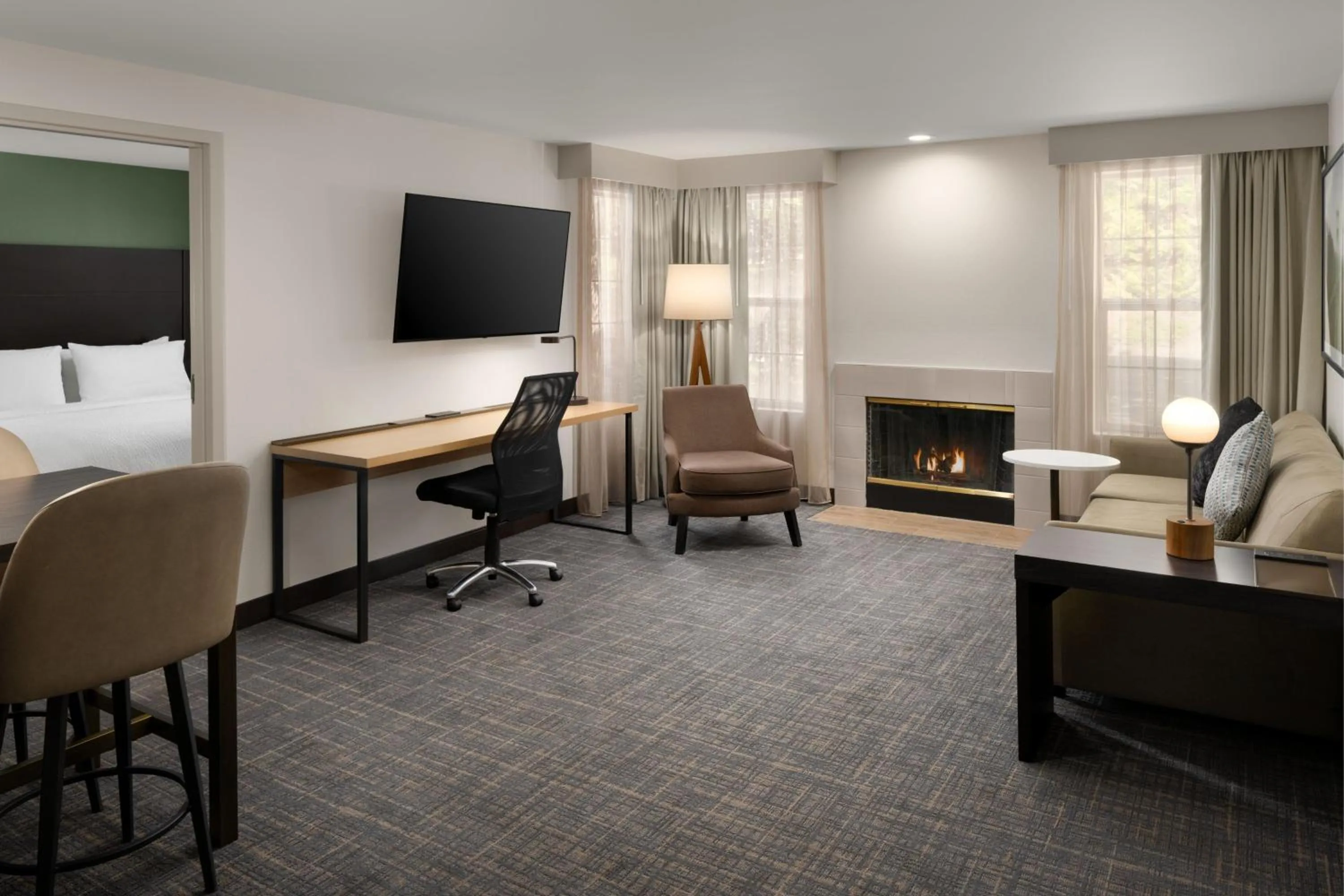 Living room in Residence Inn Portland Hillsboro