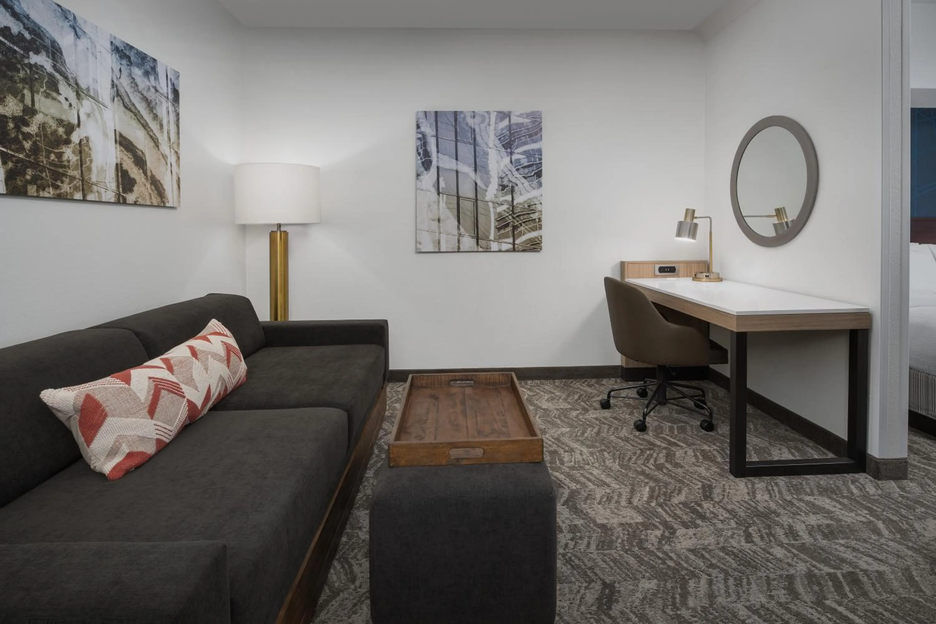 Living room in SpringHill Suites by Marriott Portland Vancouver