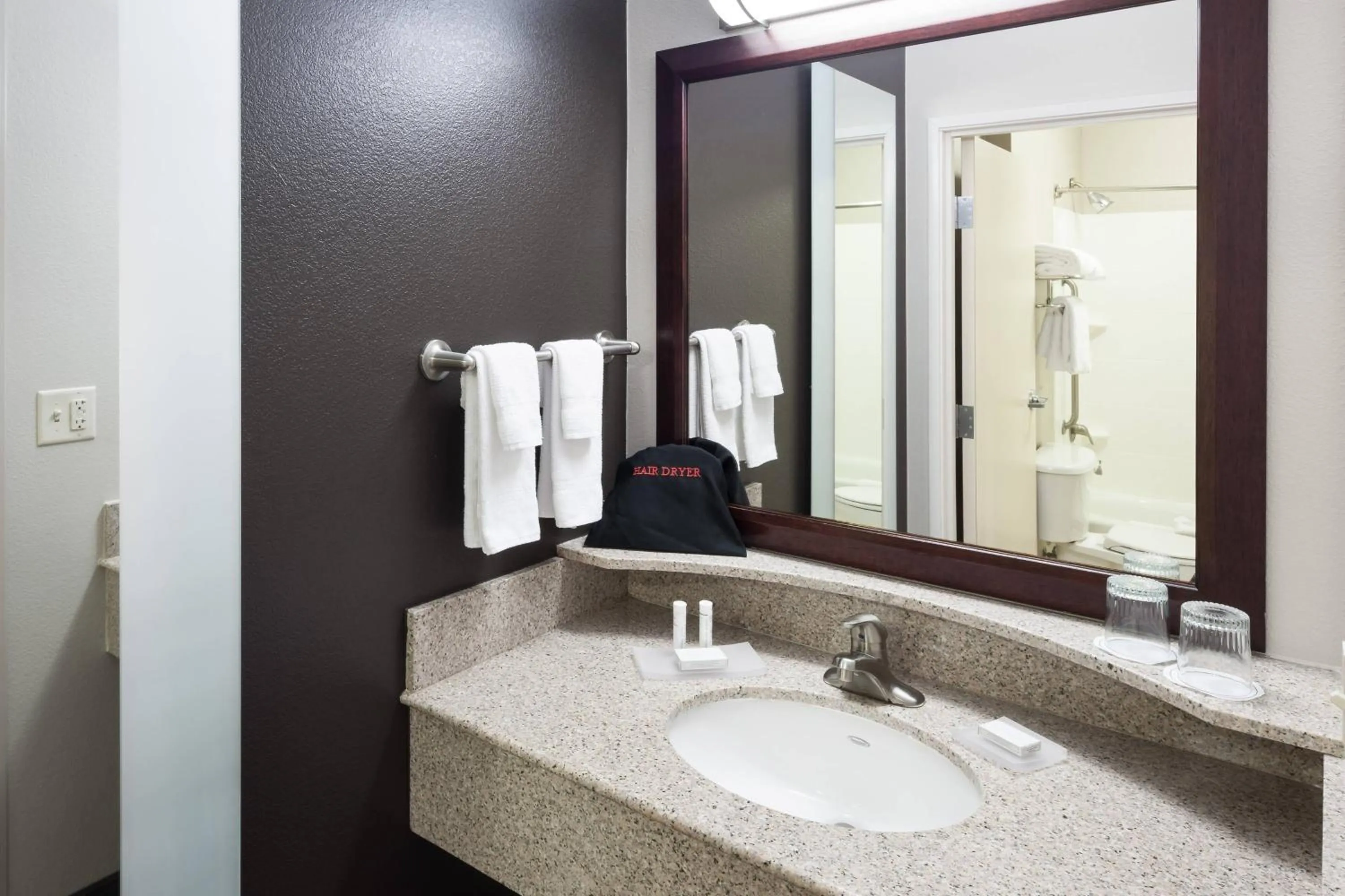 Bathroom in SpringHill Suites by Marriott Portland Vancouver