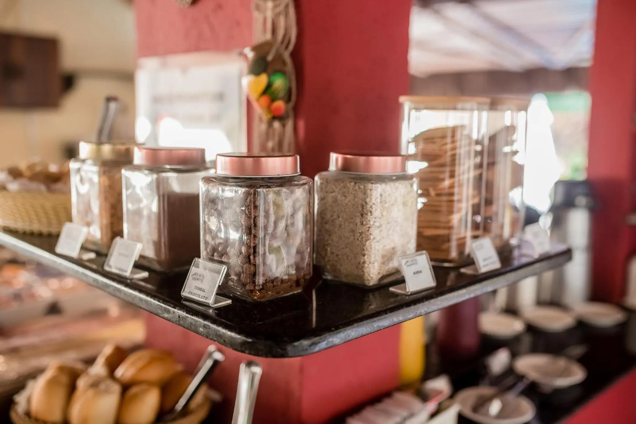 Buffet breakfast in Apart Hotel Serantes