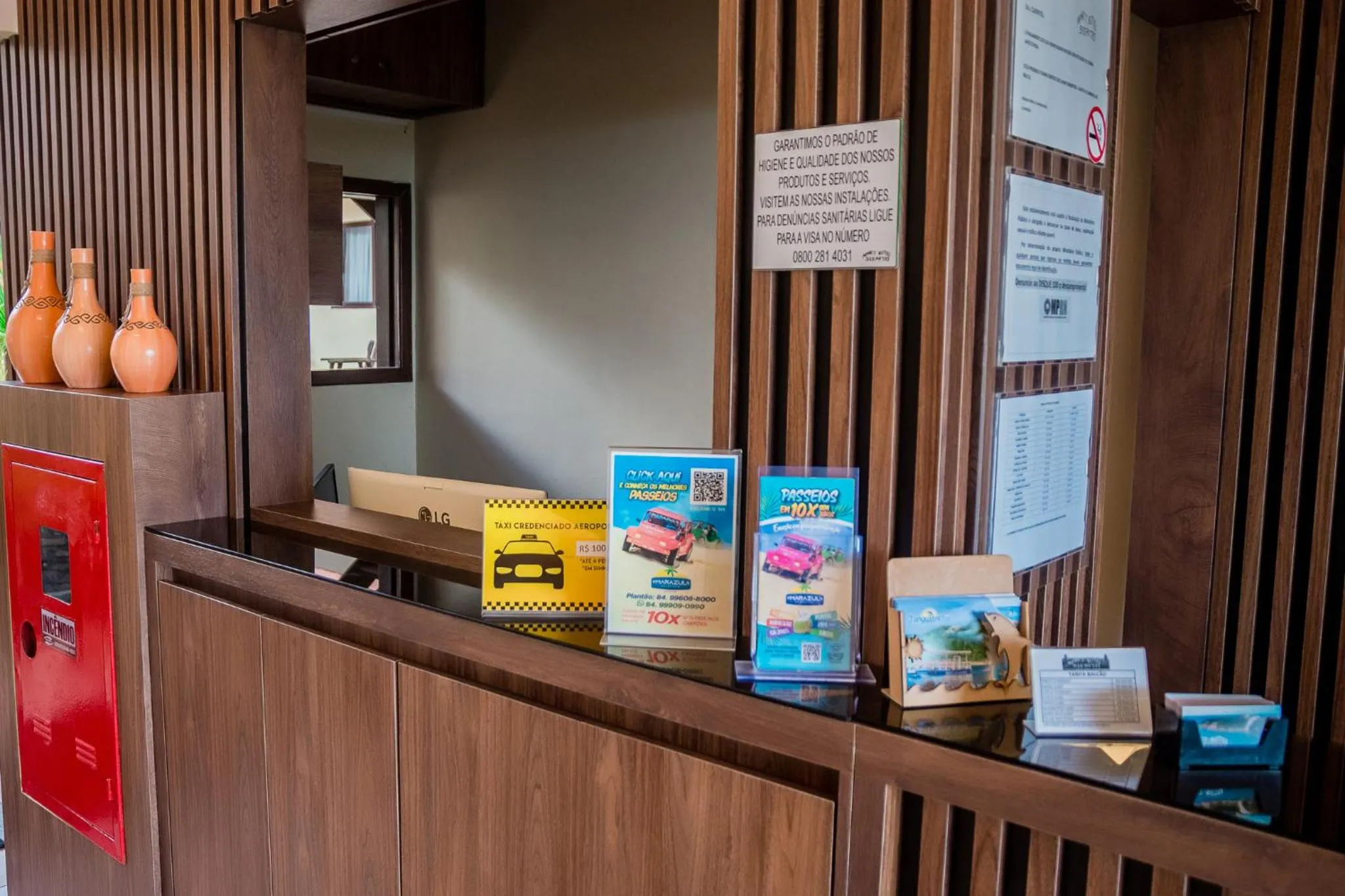 Lobby or reception in Apart Hotel Serantes