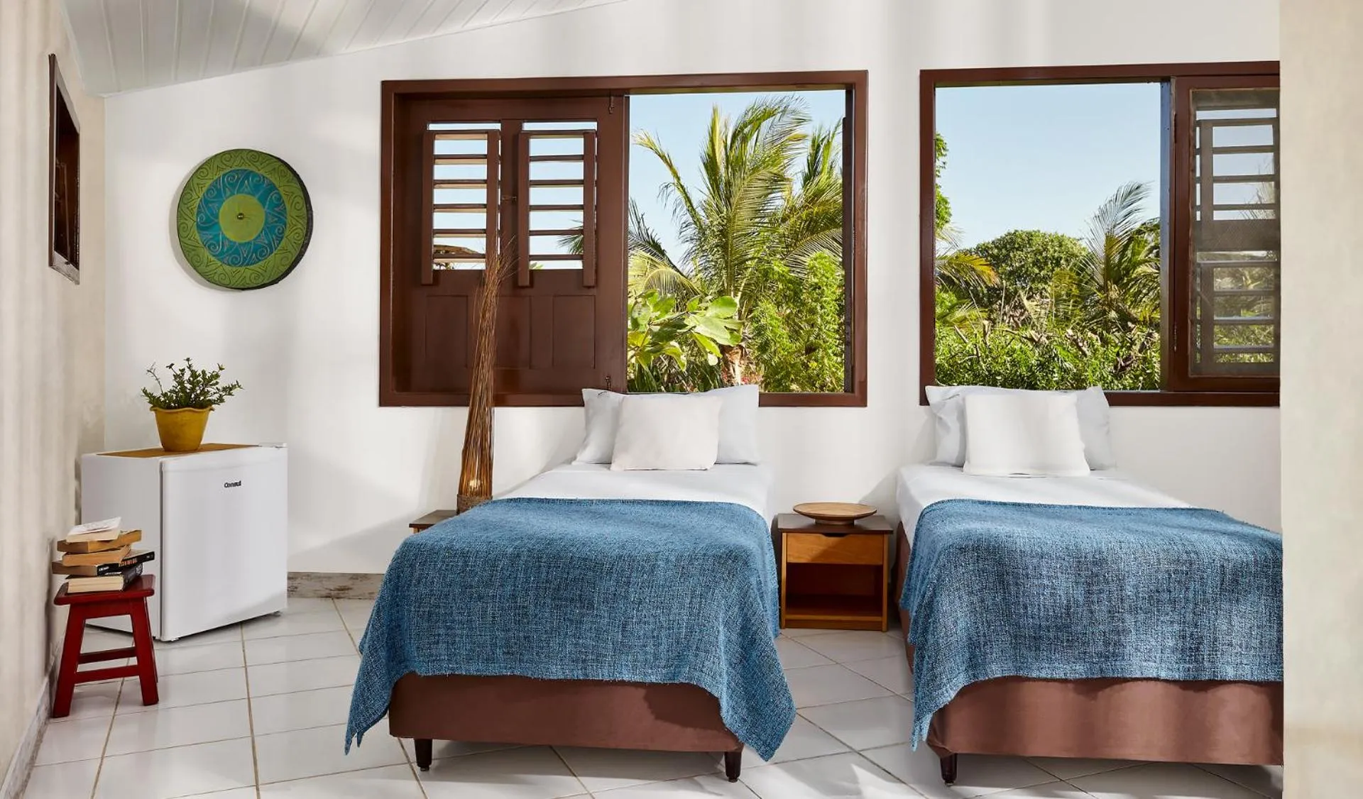 towels, Bed in Pousada Samba do Kite