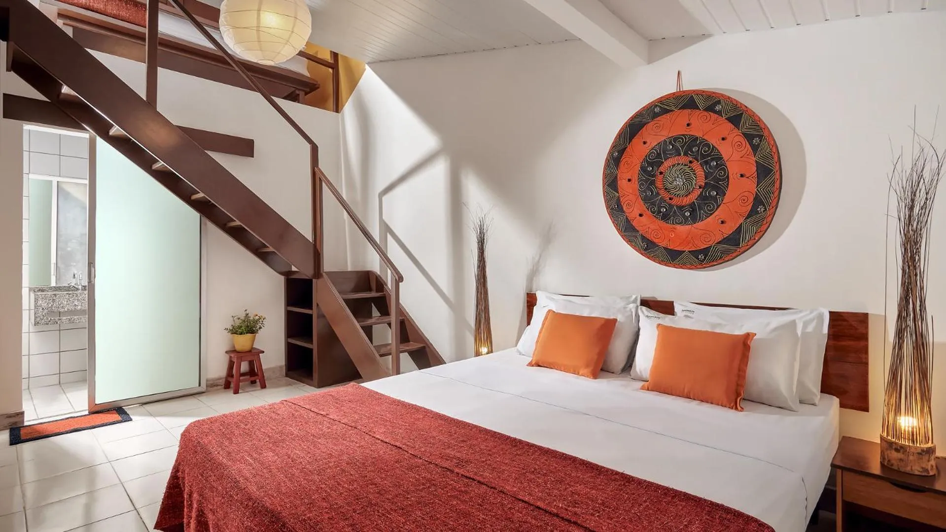 Photo of the whole room, Bed in Pousada Samba do Kite