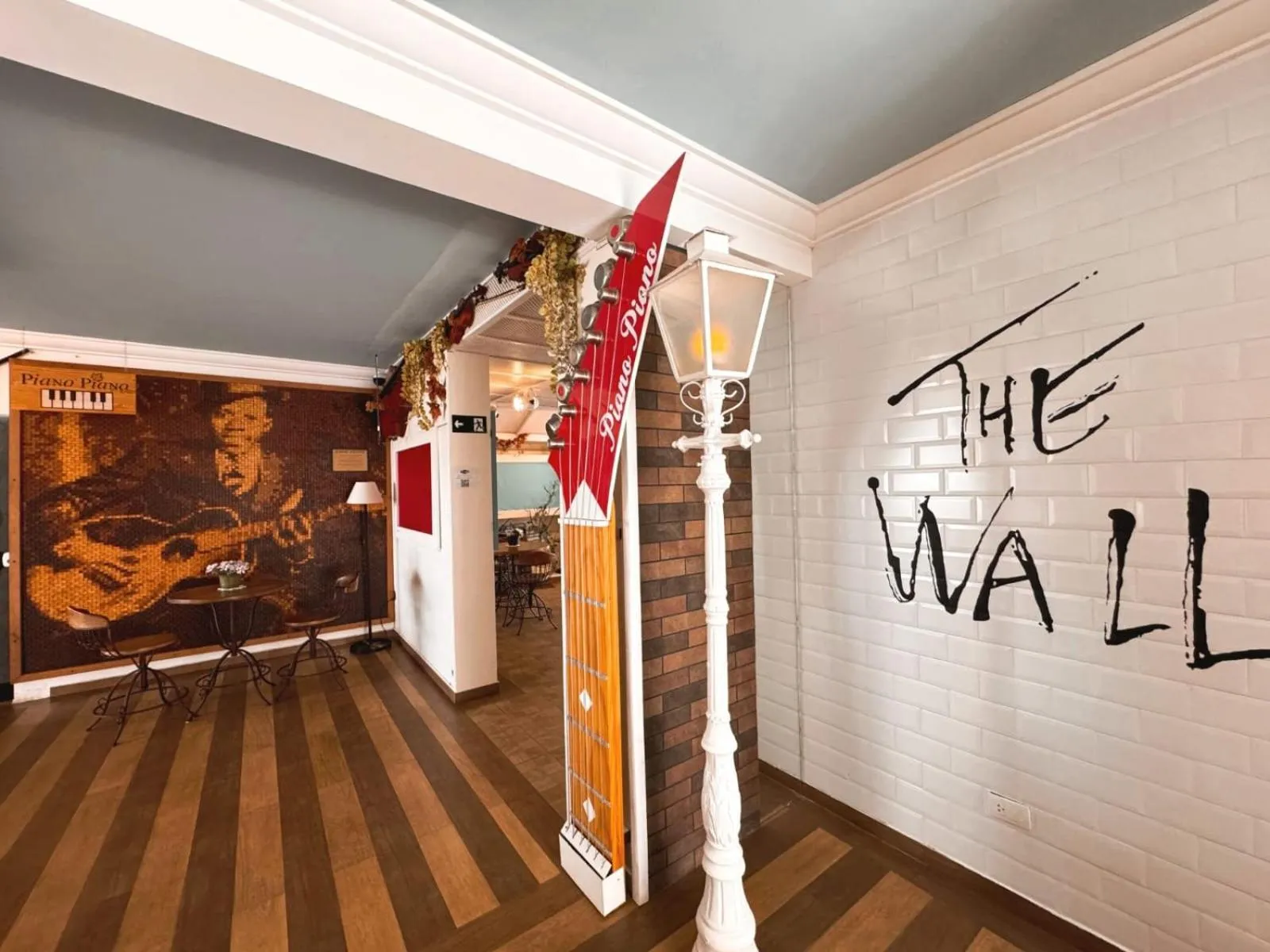 Seating area in Pousada Piano Piano