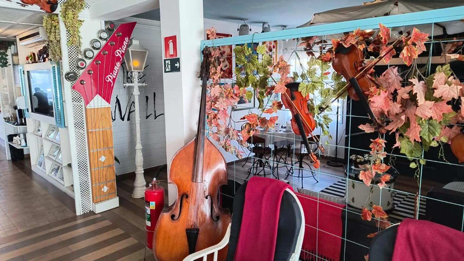 Living room in Pousada Piano Piano