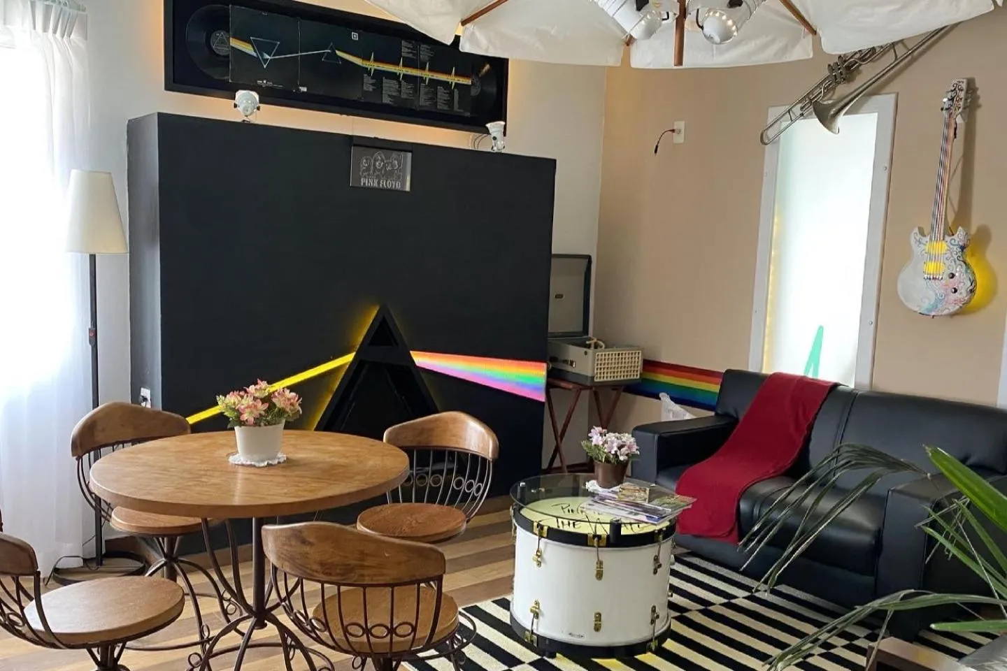 Living room in Pousada Piano Piano