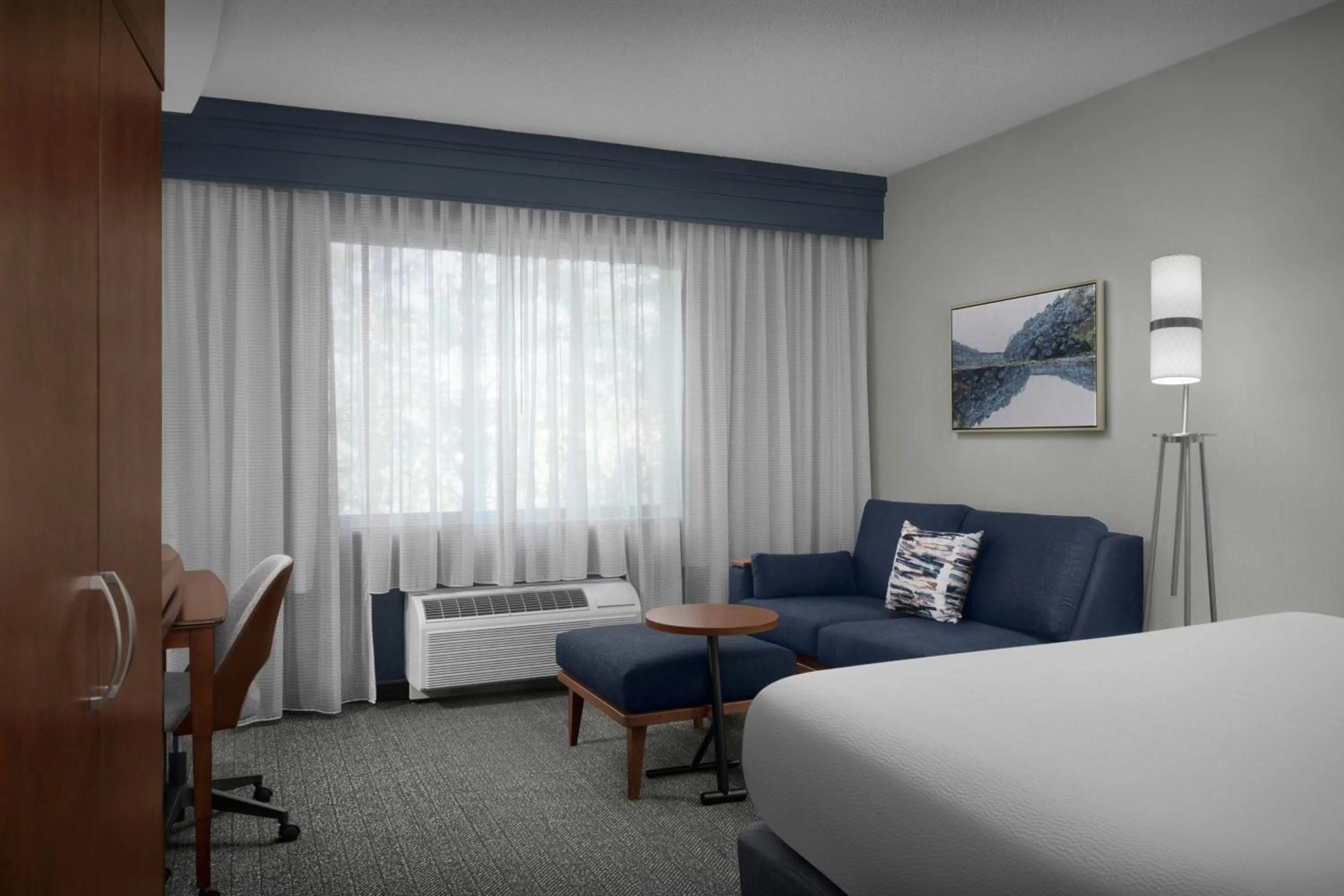 Photo of the whole room, Bed in Courtyard Philadelphia Great Valley/Malvern