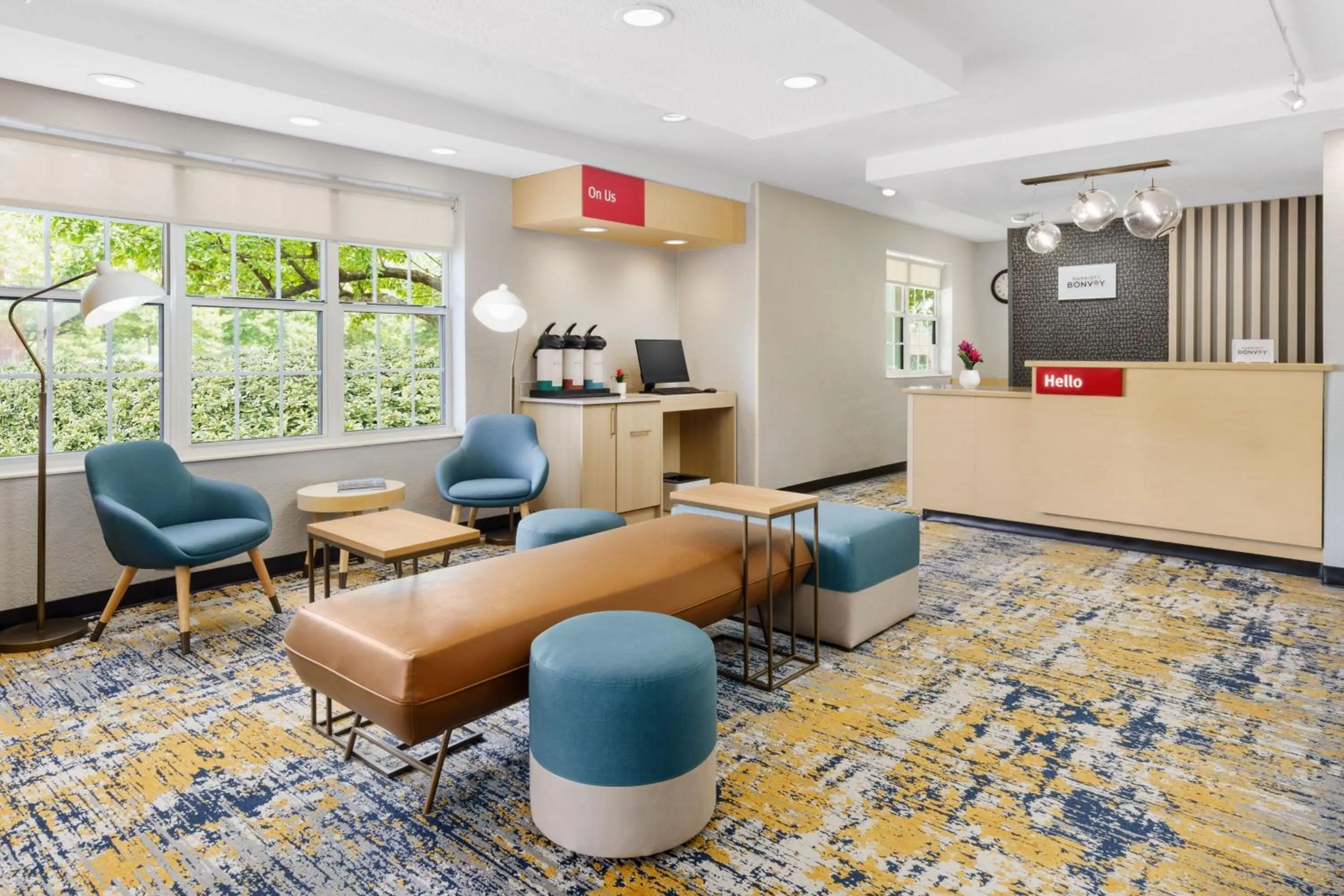 Lobby or reception in TownePlace Suites Philadelphia Horsham