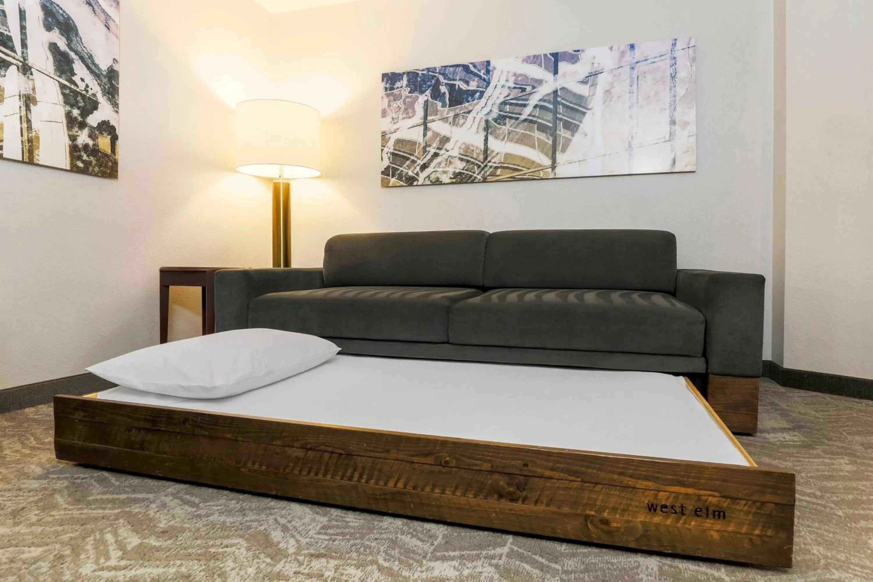 Photo of the whole room, Bed in SpringHill Suites Phoenix Glendale Sports & Entertainment District