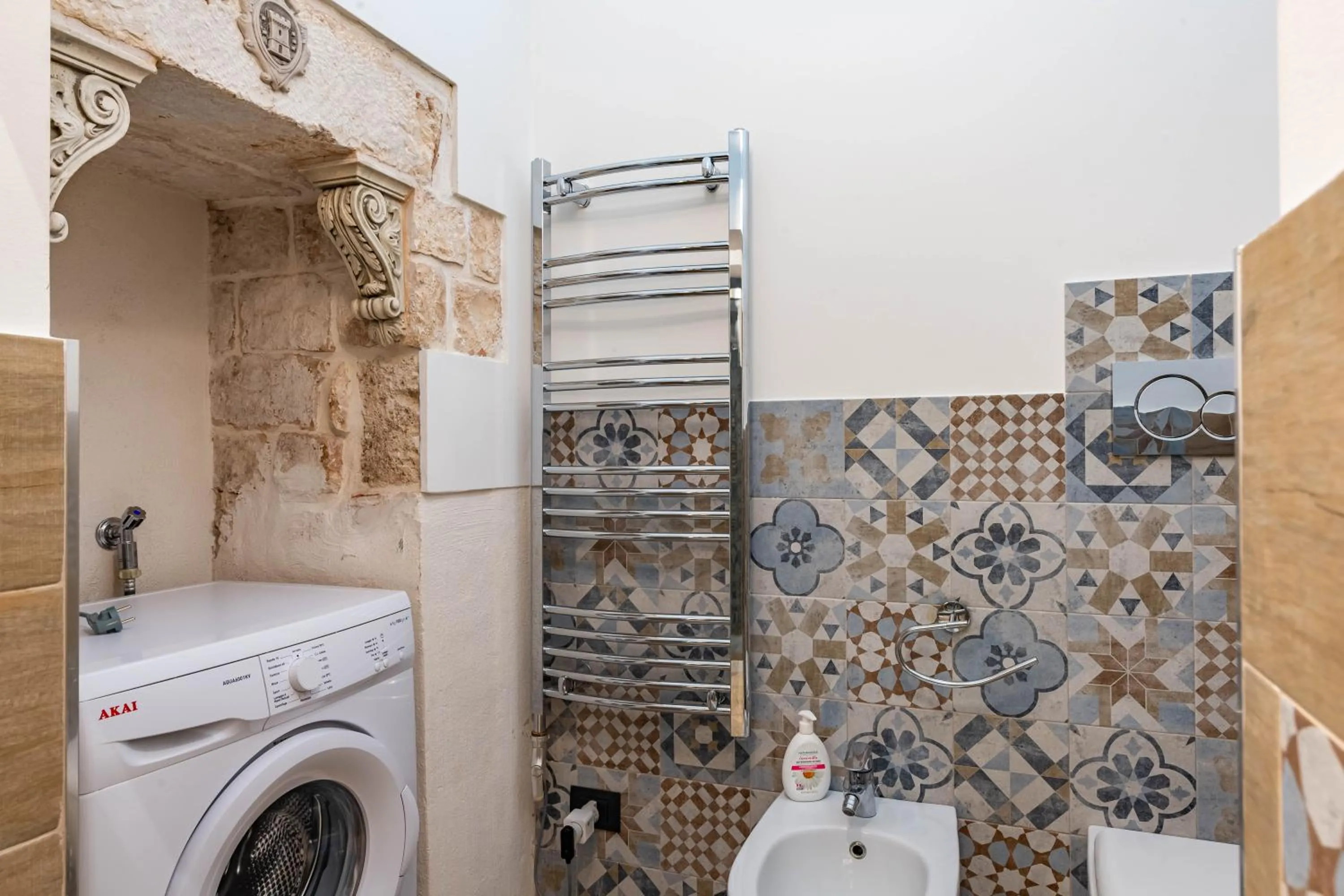 washing machine in B&b SAN LORENZO