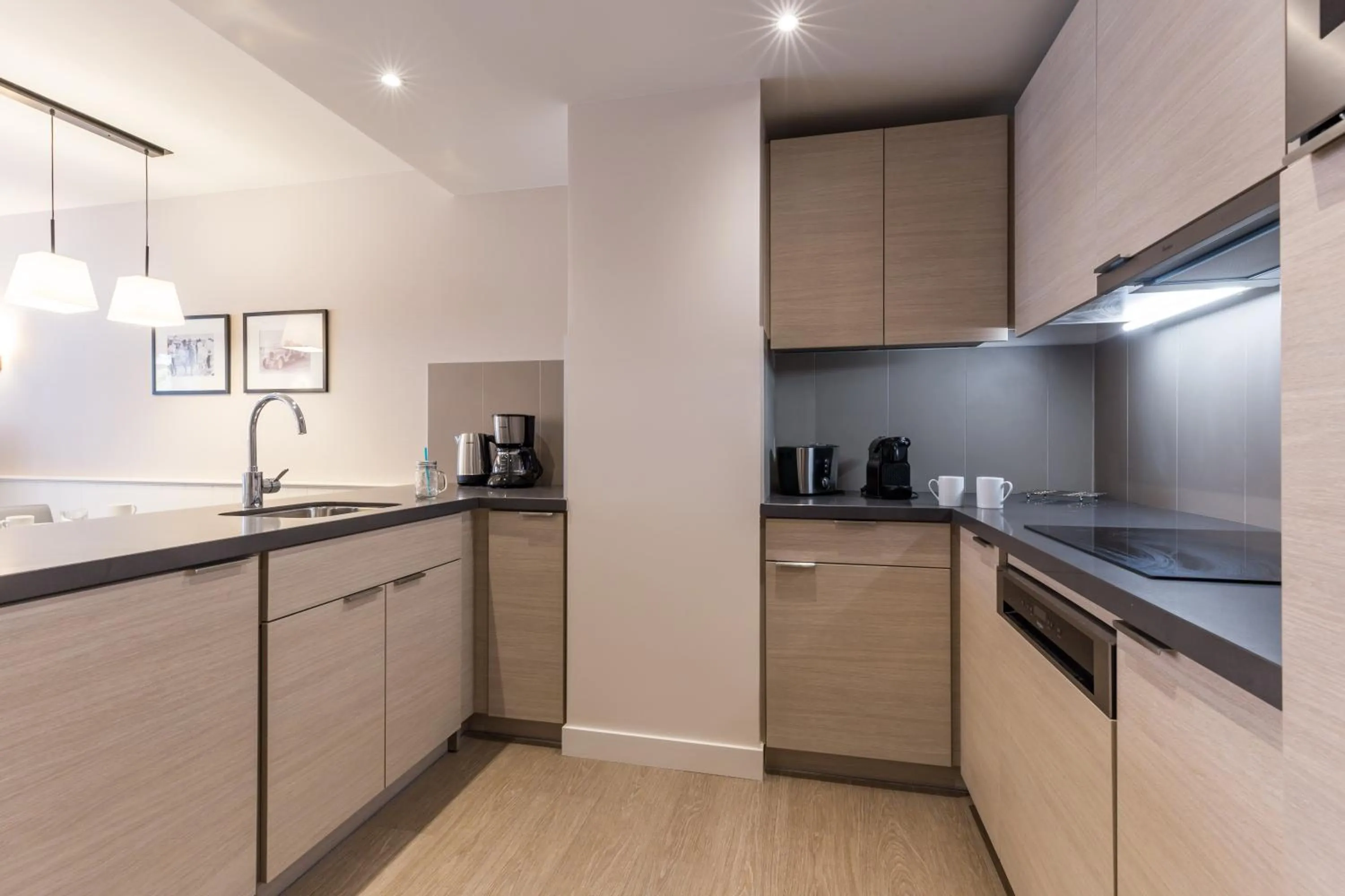 Coffee/tea facilities in Résidence Pierre & Vacances Premium Presqu'Ile de la Touques