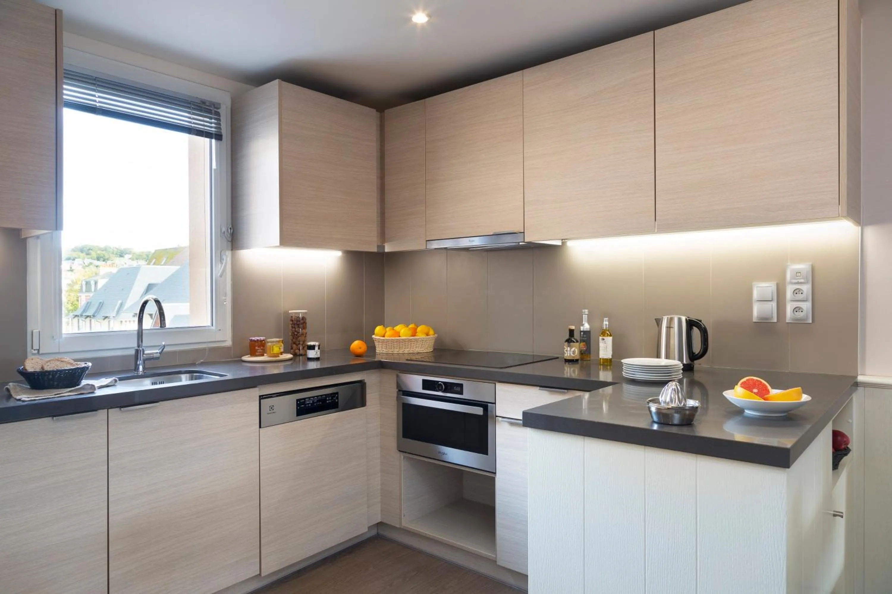 Coffee/tea facilities in Résidence Pierre & Vacances Premium Presqu'Ile de la Touques