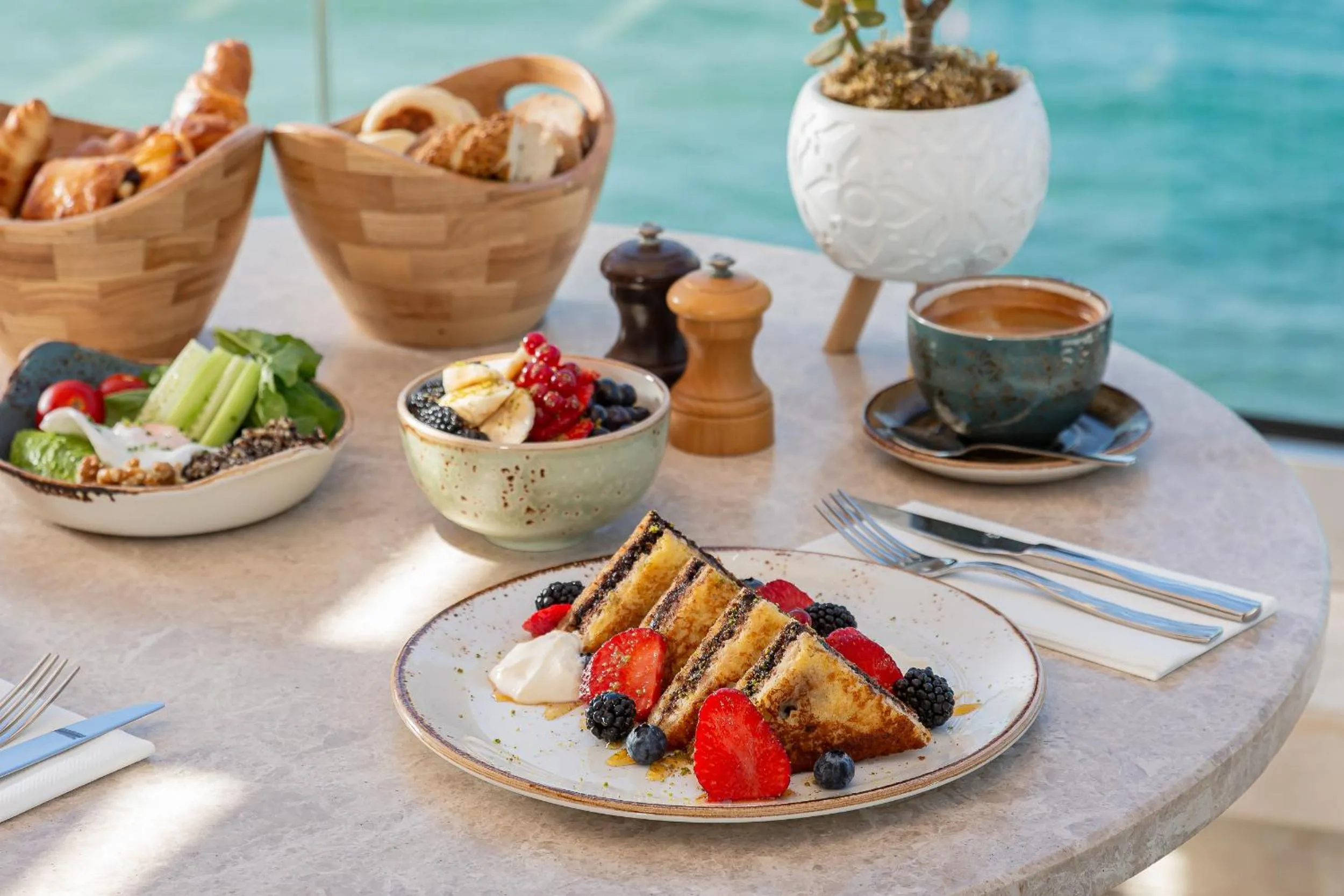 Breakfast in Allium Bodrum Resort & Spa