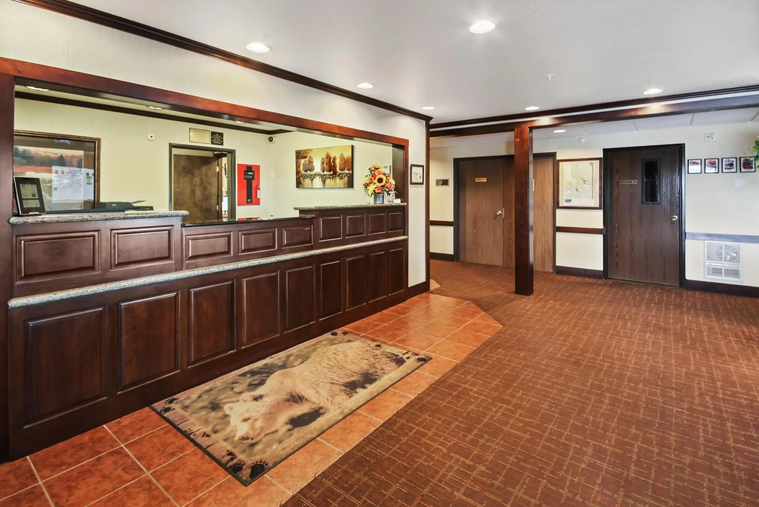 Decorative detail in Yellowstone West Gate Hotel