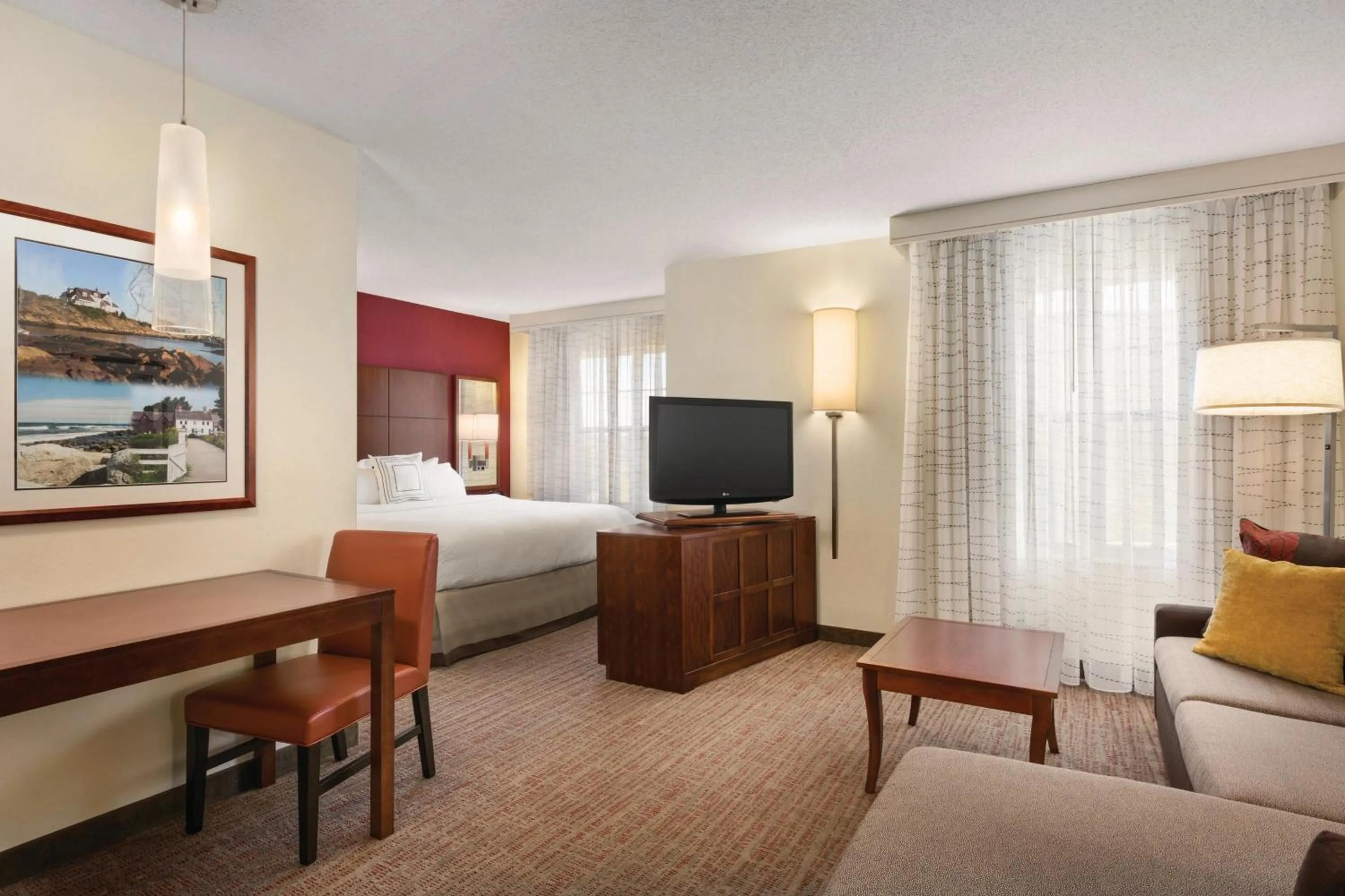 Bedroom, Bed in Residence Inn by Marriott Newport Middletown