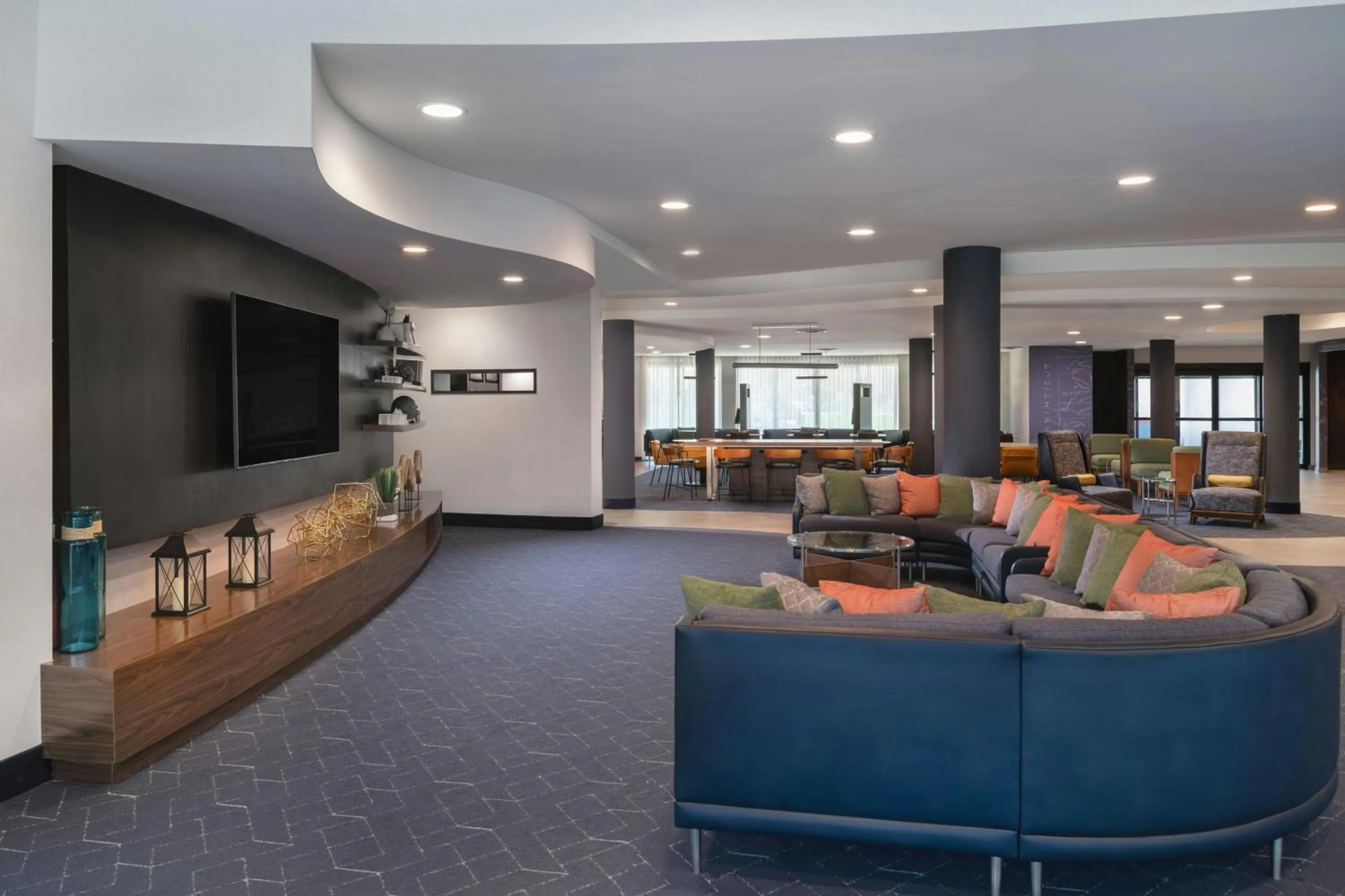 Lobby or reception in Courtyard by Marriott Providence Lincoln